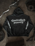 Applique Pullover - Black w/ White ;)
