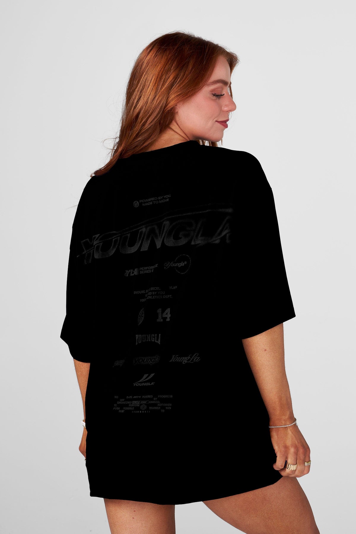 Velocity oversized Tee - Black