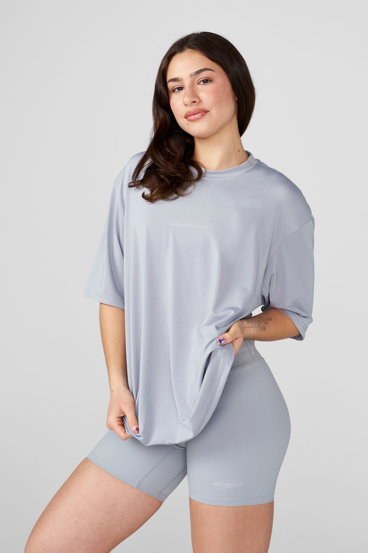 Velocity oversized Tee - Grey