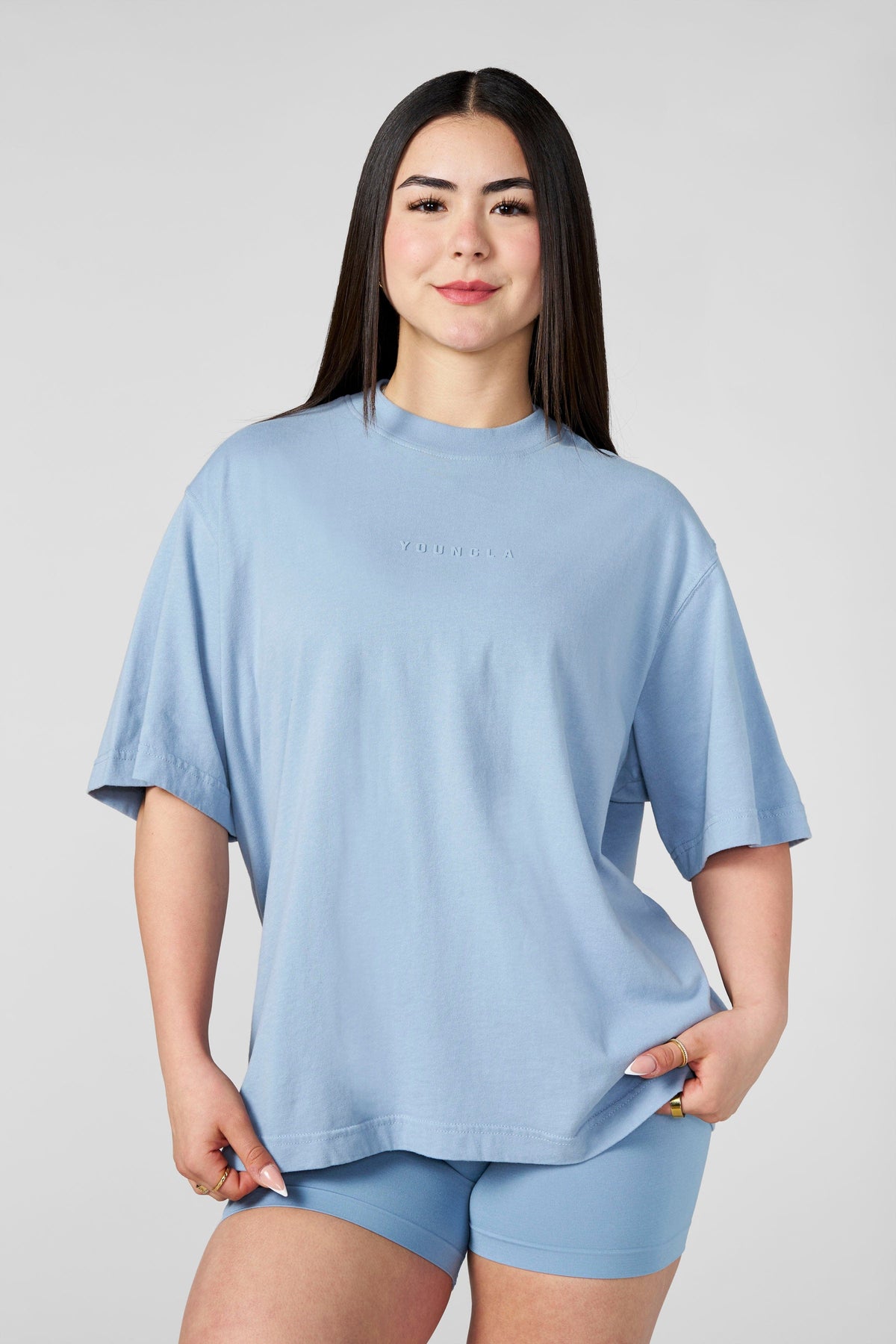 Kove Tee - Dusty Blue
