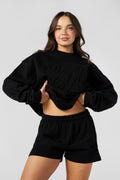 Emblem Embossed Crewneck