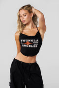 Graphic Halter Top