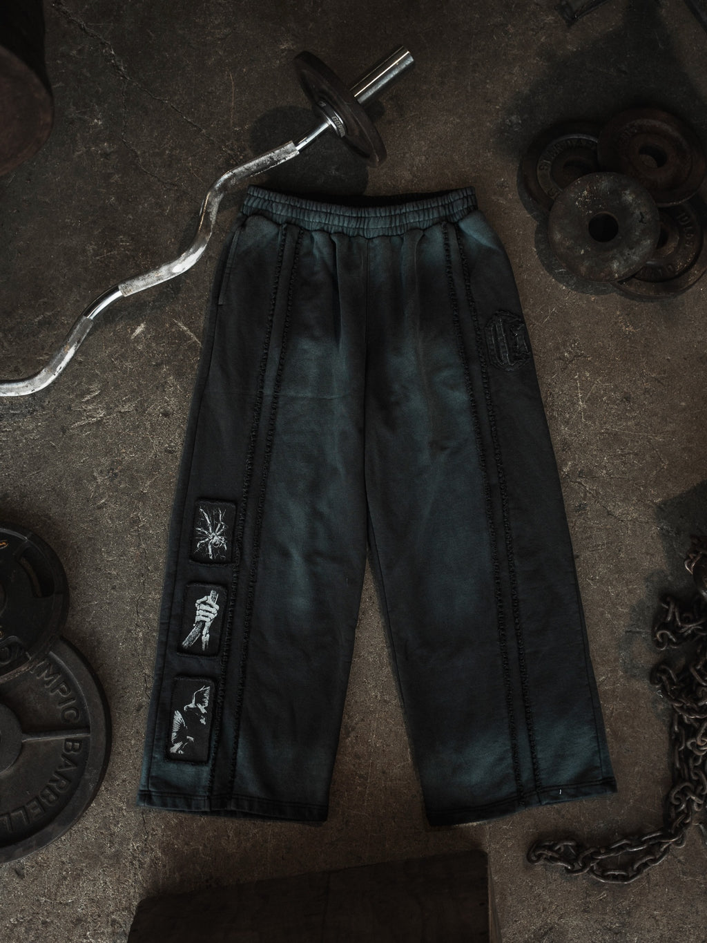 Patchwork Sweats - Black ;)