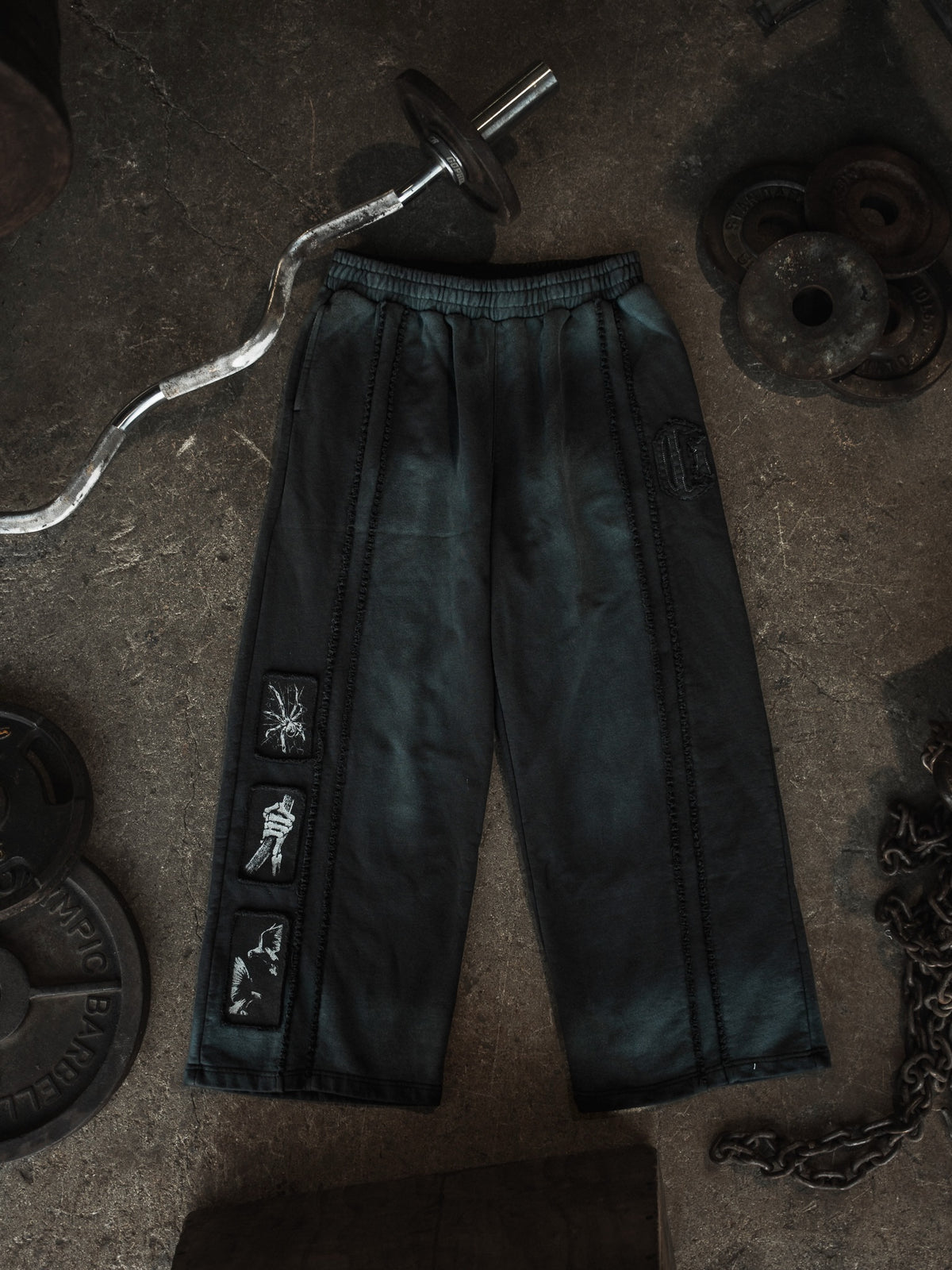 Patchwork Sweats - Black ;)
