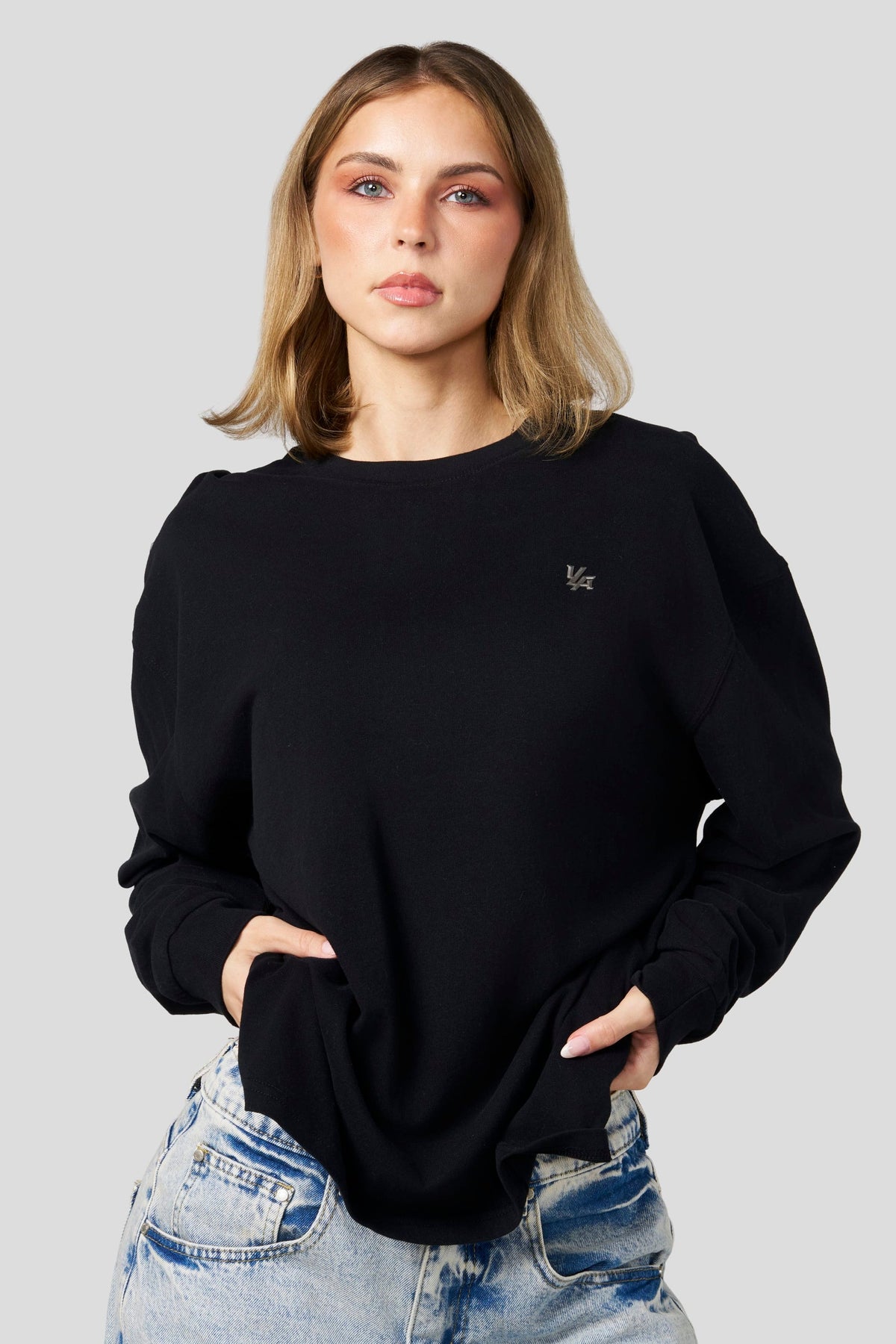 Studio Edit LS Tee - Jet Black