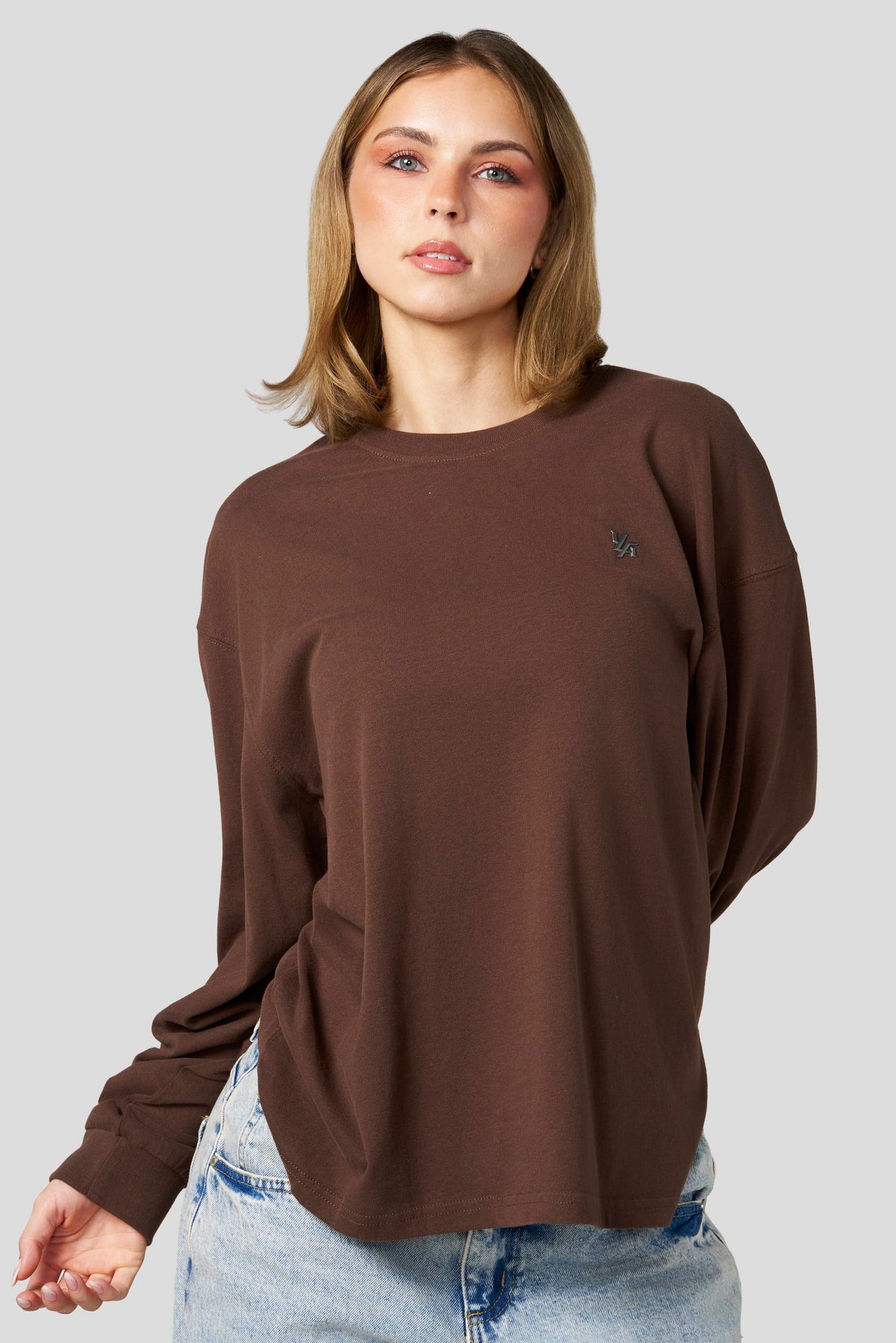 Studio Edit LS Tee - Light Brown