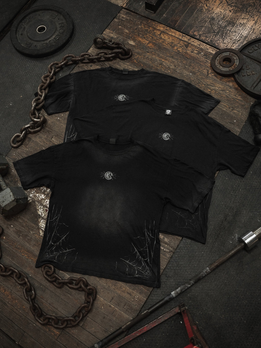 Webs Lightweight Tee 3-Pack - Black ;)