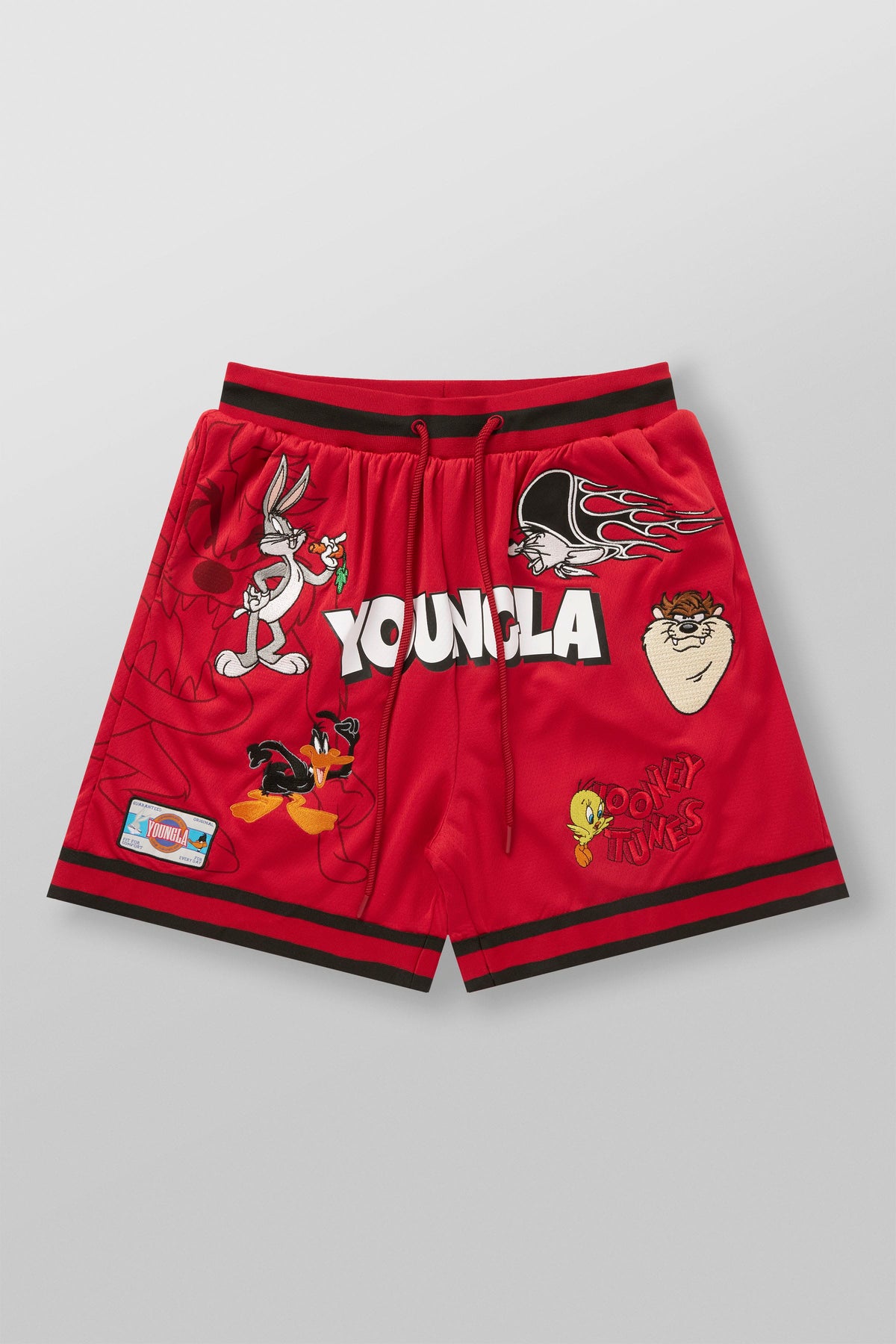 Looney Tunes Embroidered Patch Shorts