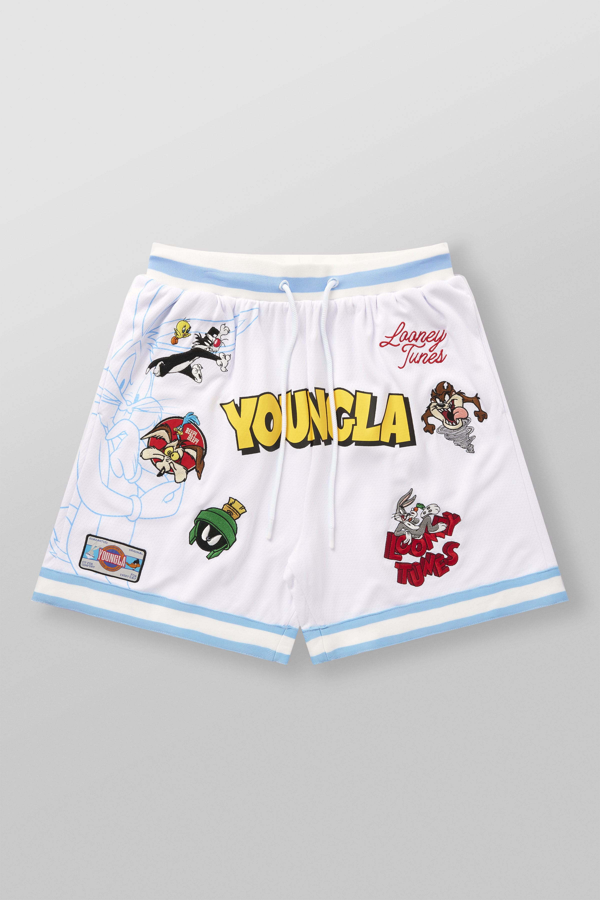 Looney Tunes Embroidered Patch Shorts