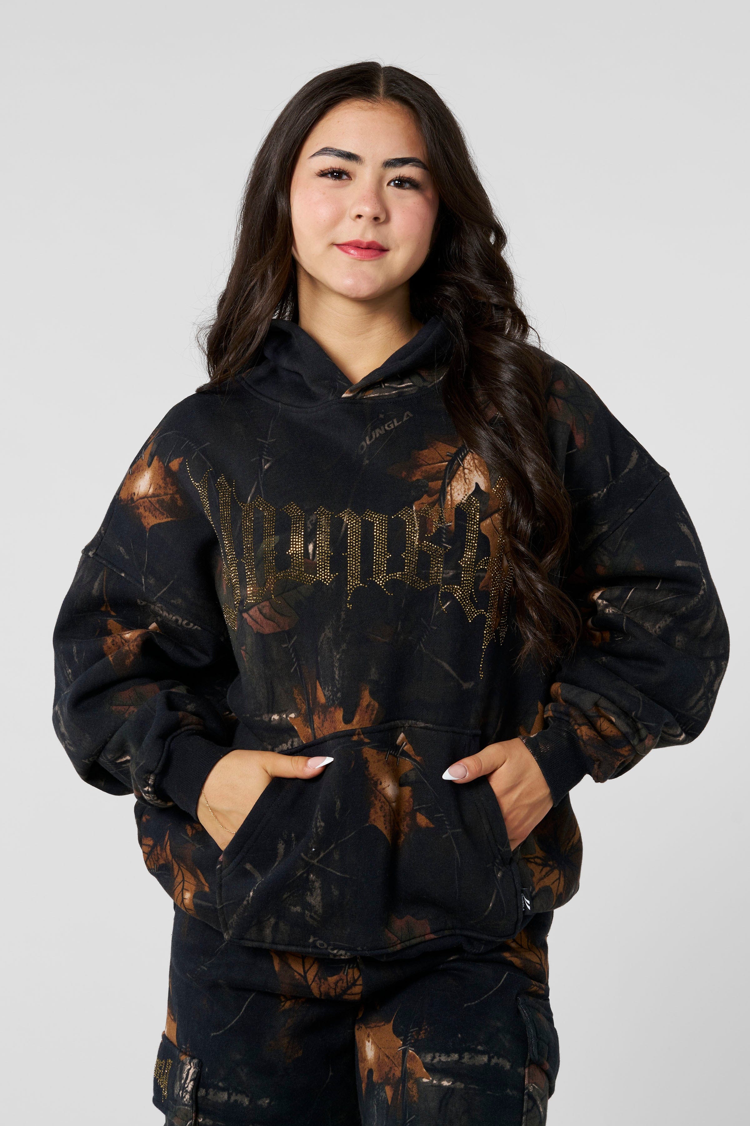 Camo Bling Hoodie