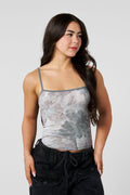 Camo Mesh Cami