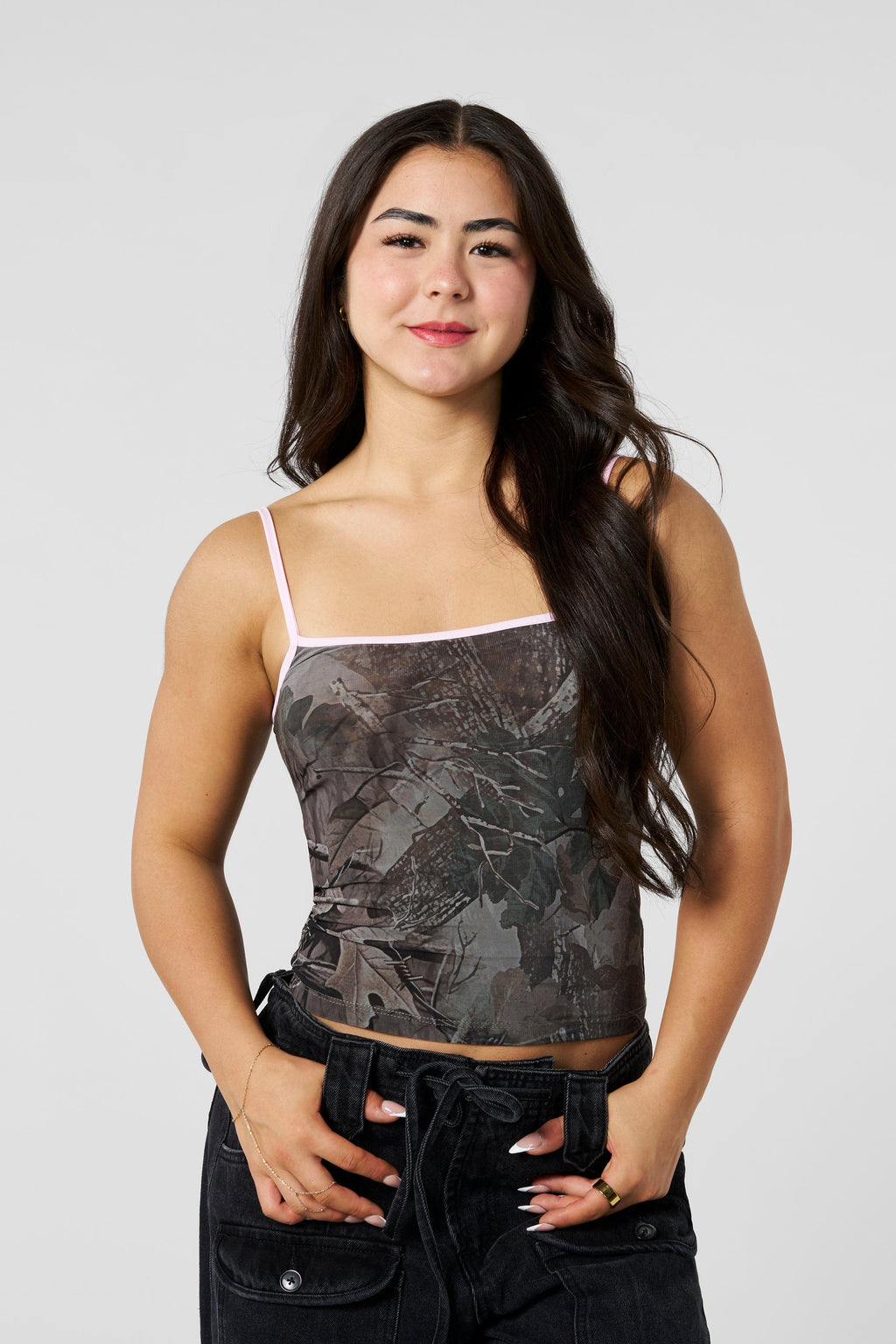 Camo Mesh Cami