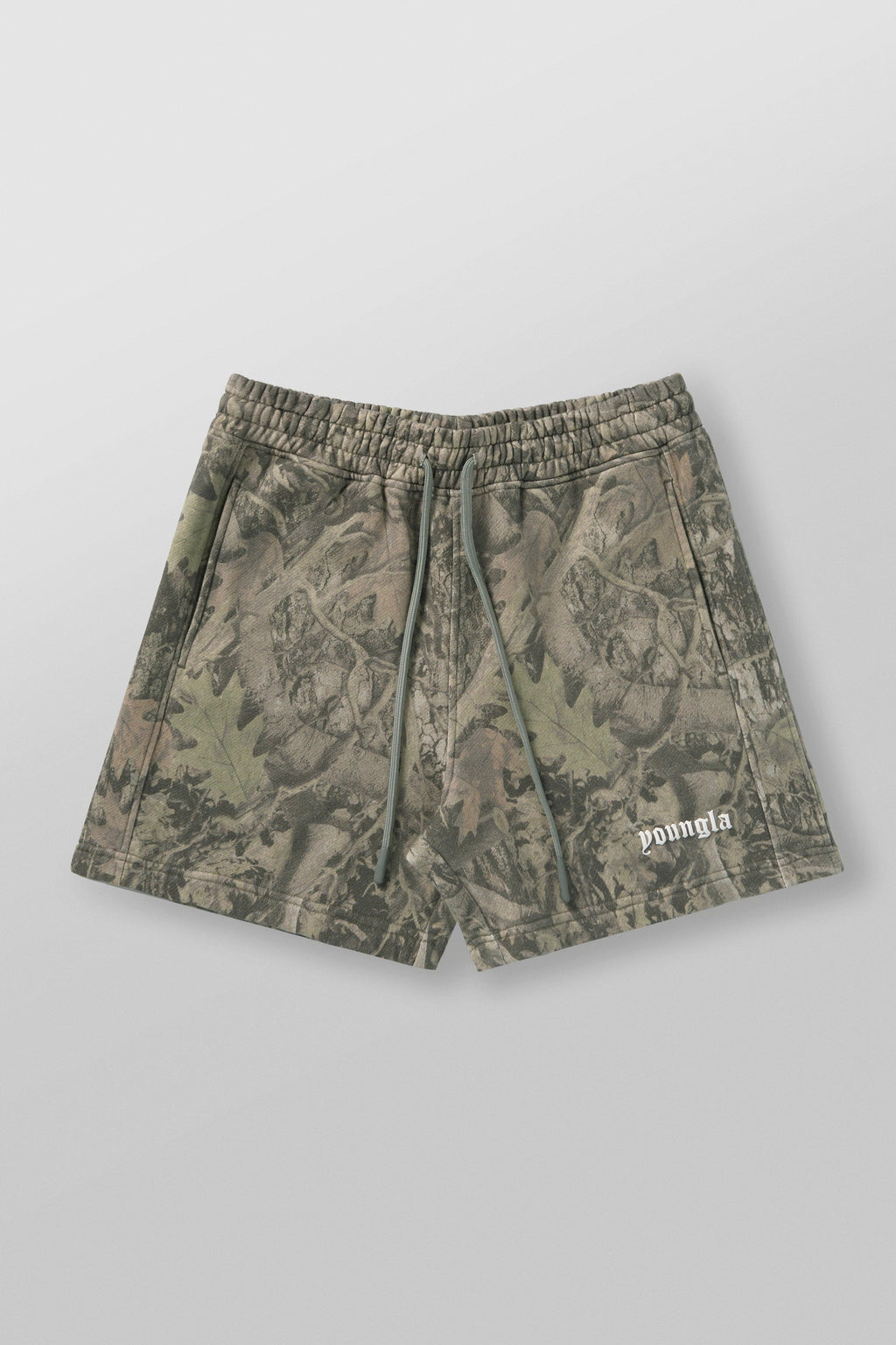 Tree Camo Cotton Shorts
