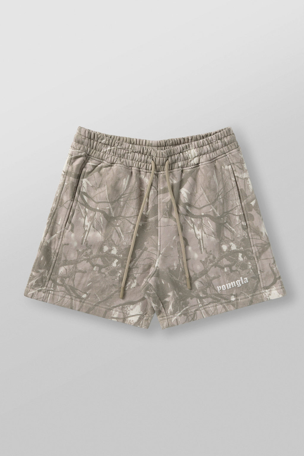 Tree Camo Cotton Shorts
