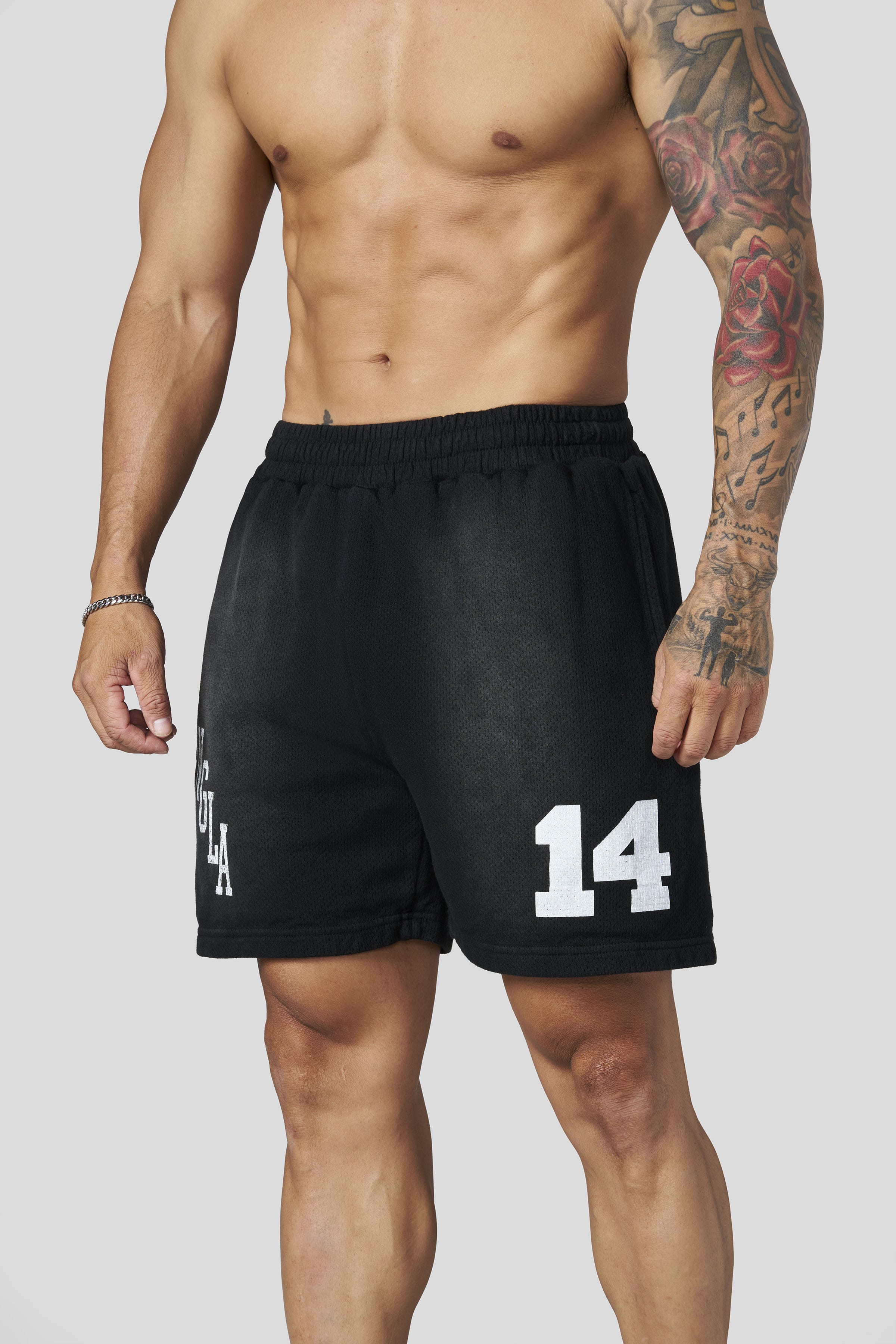 Golden Era Cotton Mesh Shorts