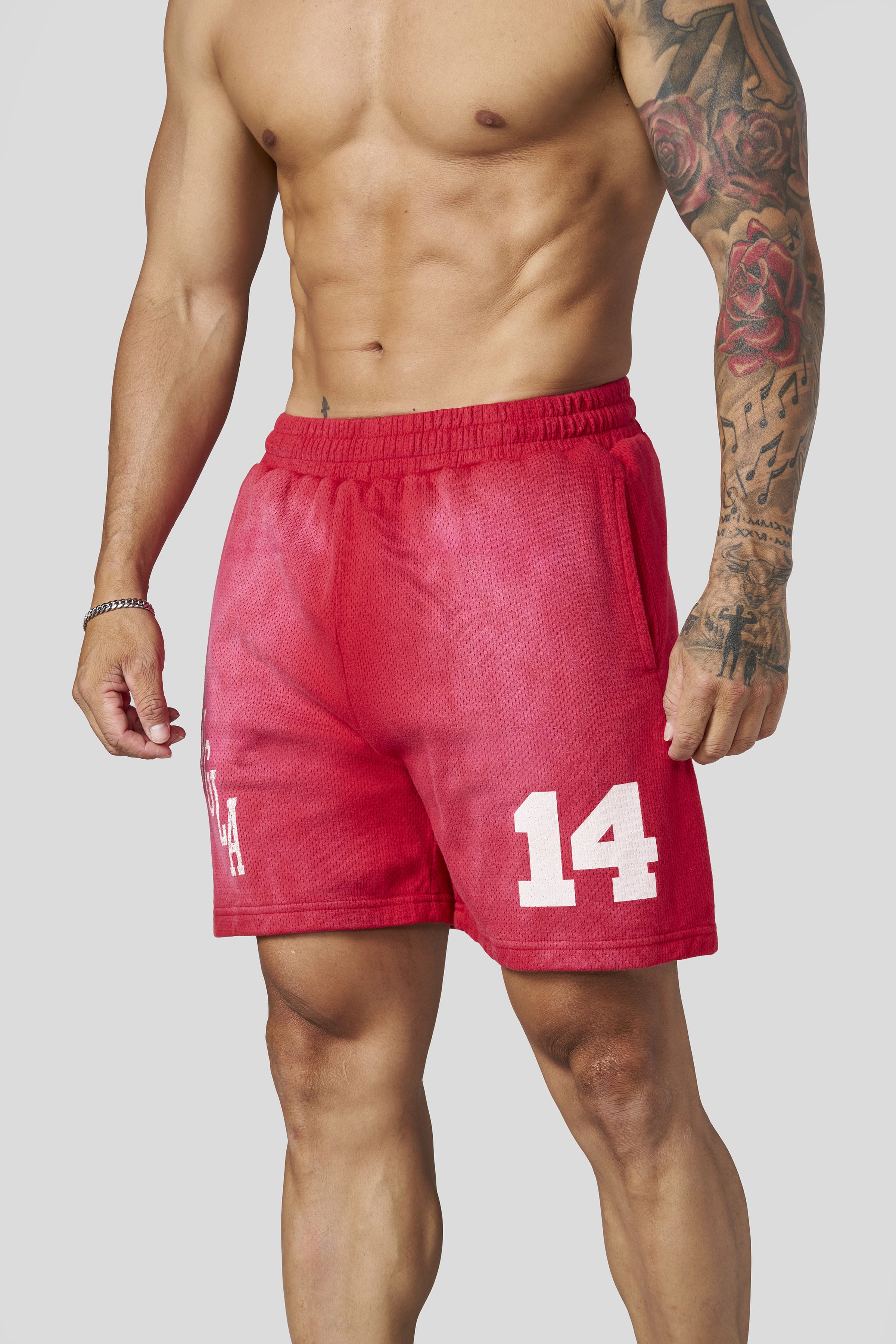 Golden Era Cotton Mesh Shorts