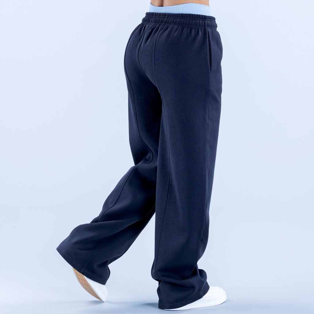 Revive Wide Leg Jogger Navy