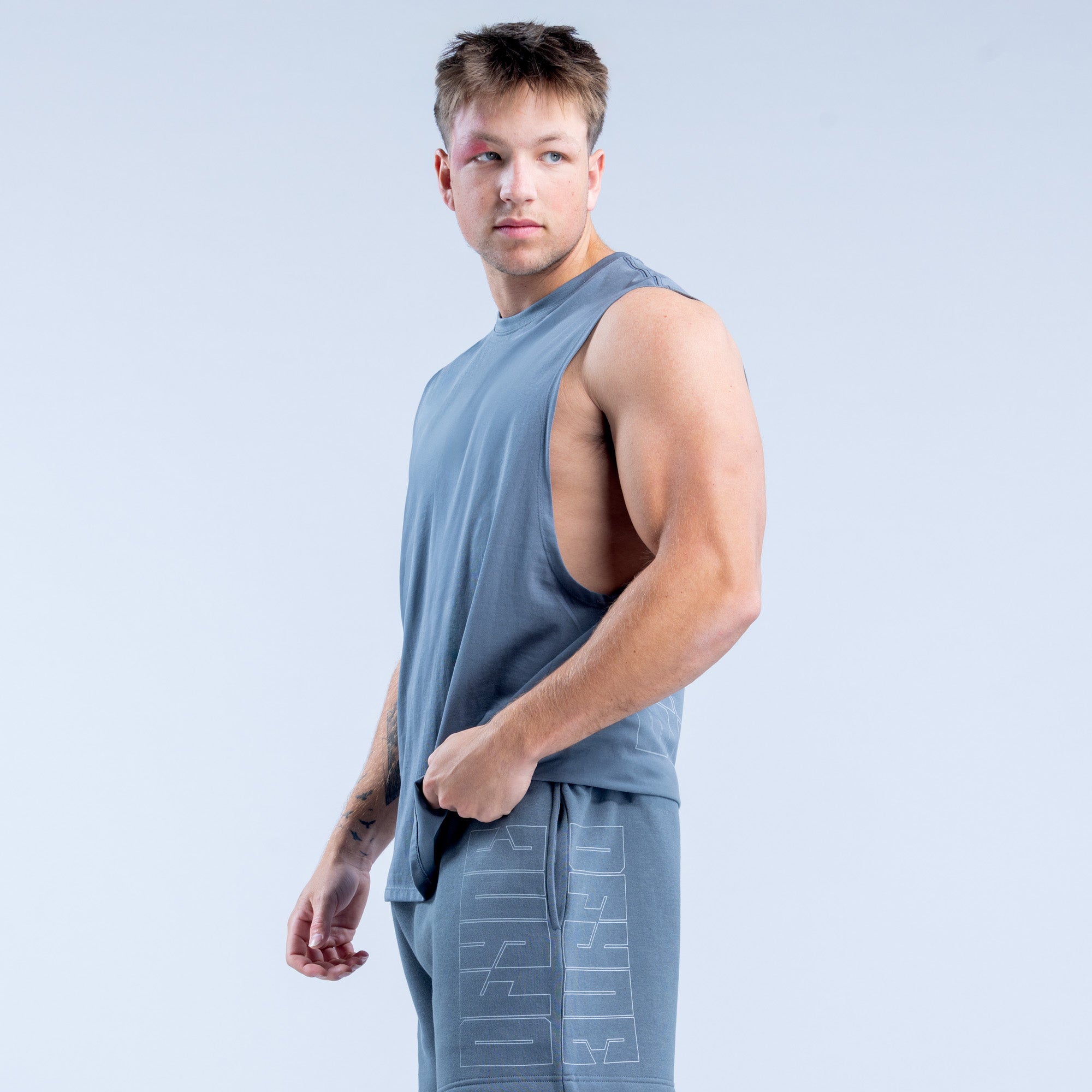 Recharge Graphic Tank Slate Grey