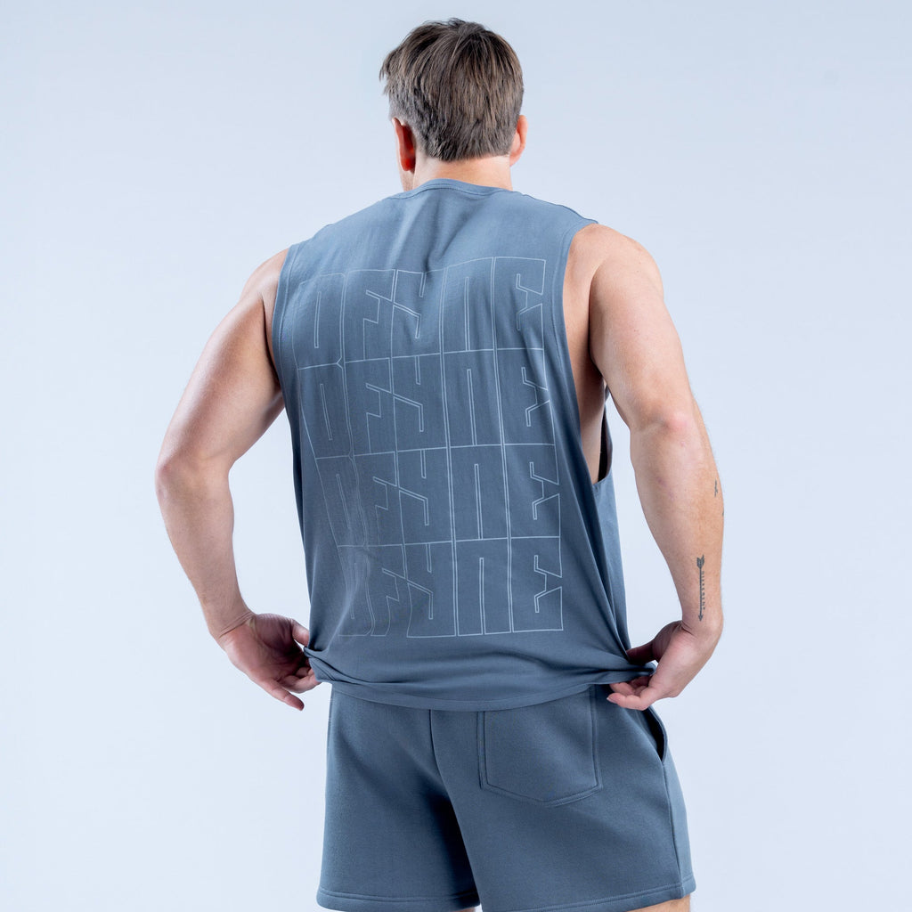 Recharge Graphic Tank Slate Grey
