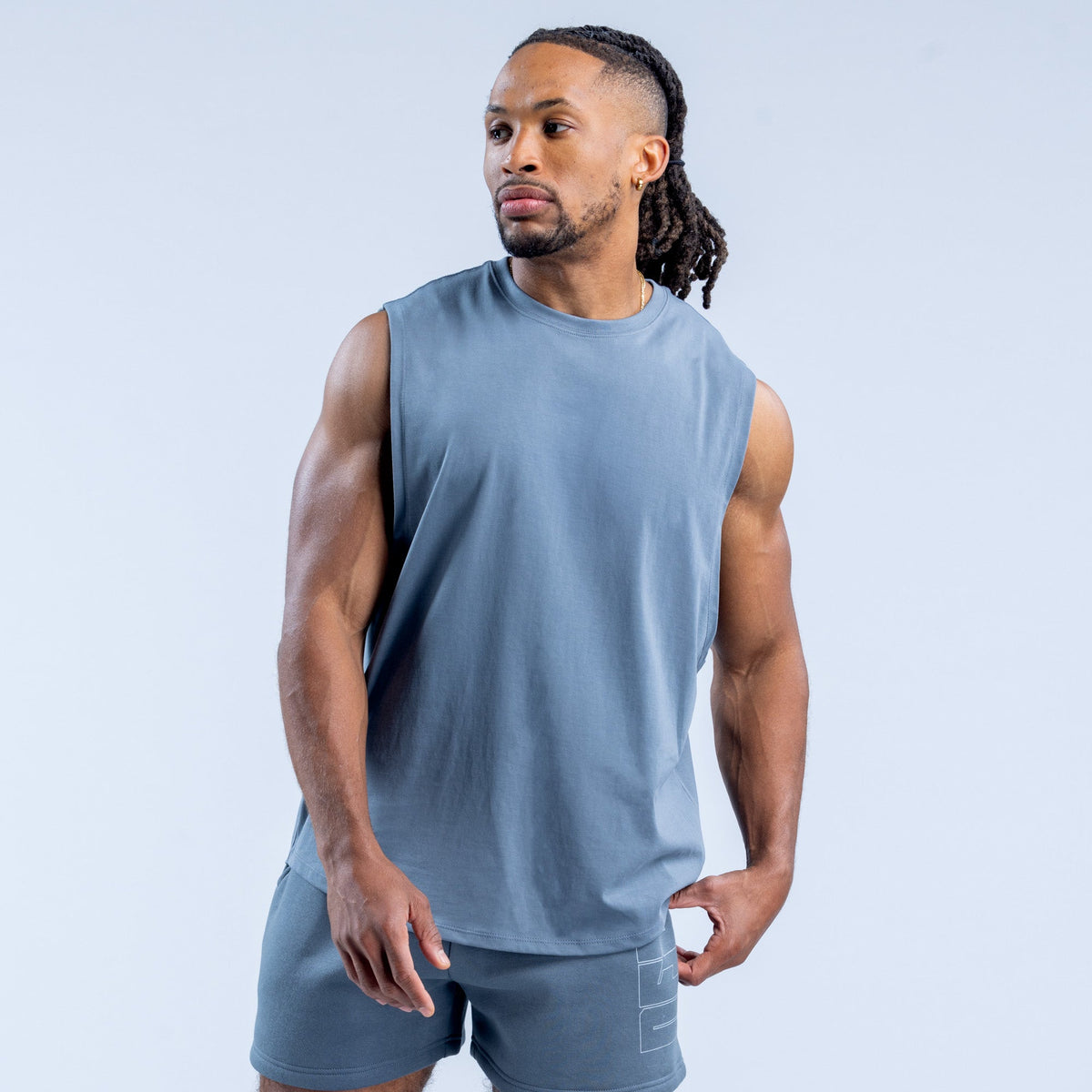 Recharge Graphic Tank Slate Grey