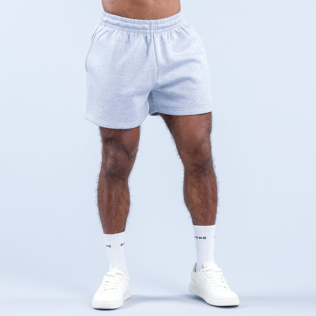 Recharge Graphic Shorts Grey Marl