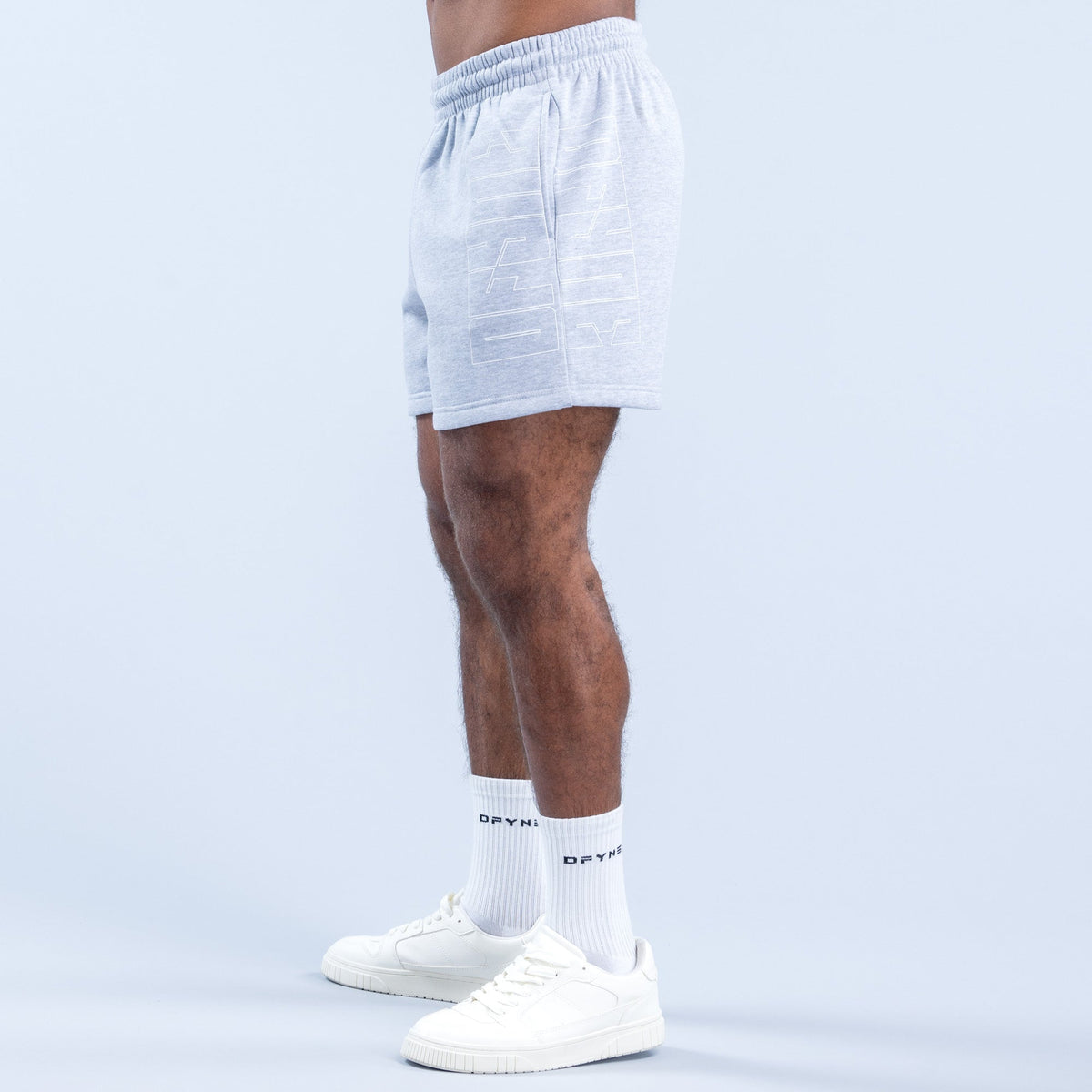 Recharge Graphic Shorts Grey Marl