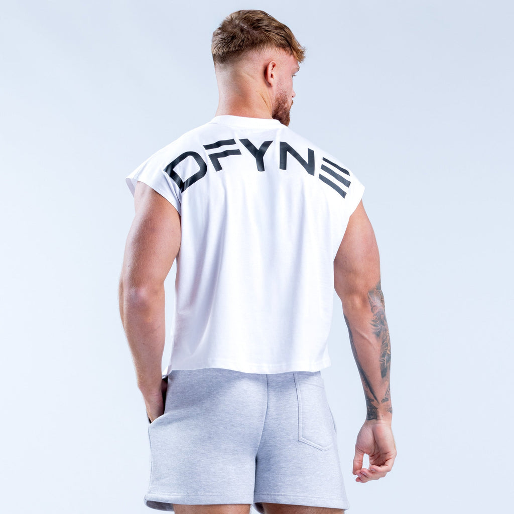 Signature Crop Tank Off White