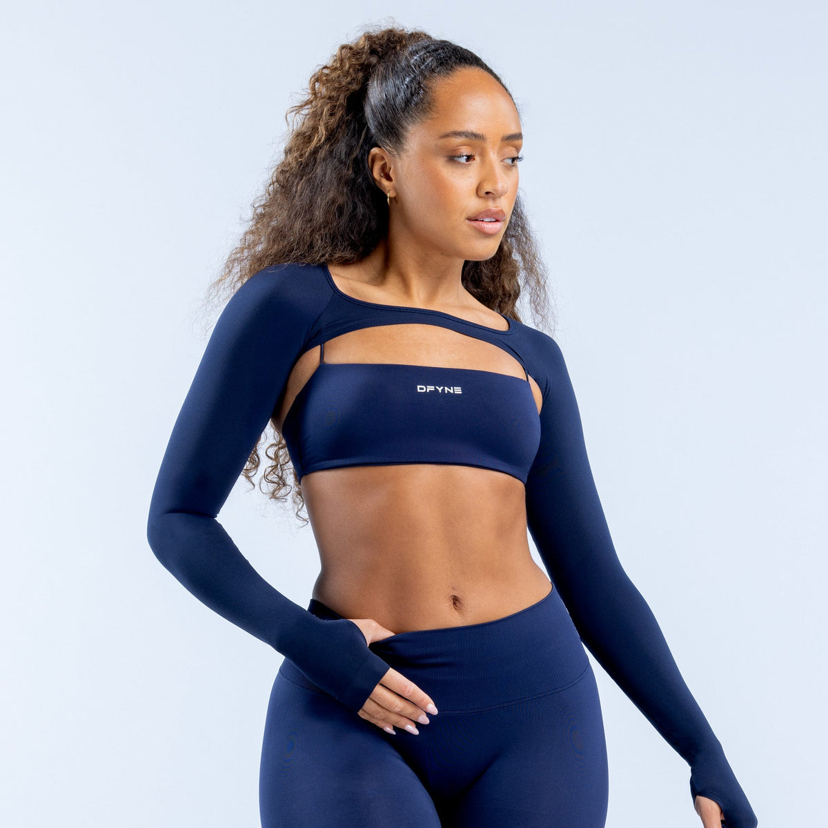 Defy Long Sleeve Shrug Galaxy