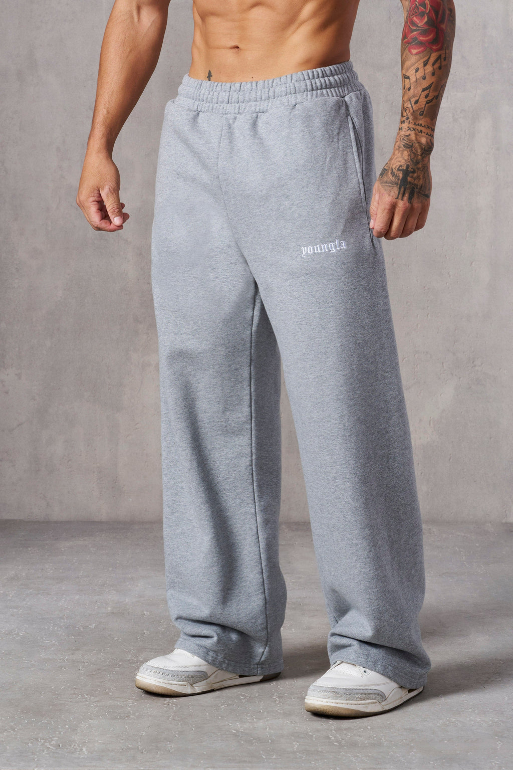 Classic Baggy Sweats - Heather Grey