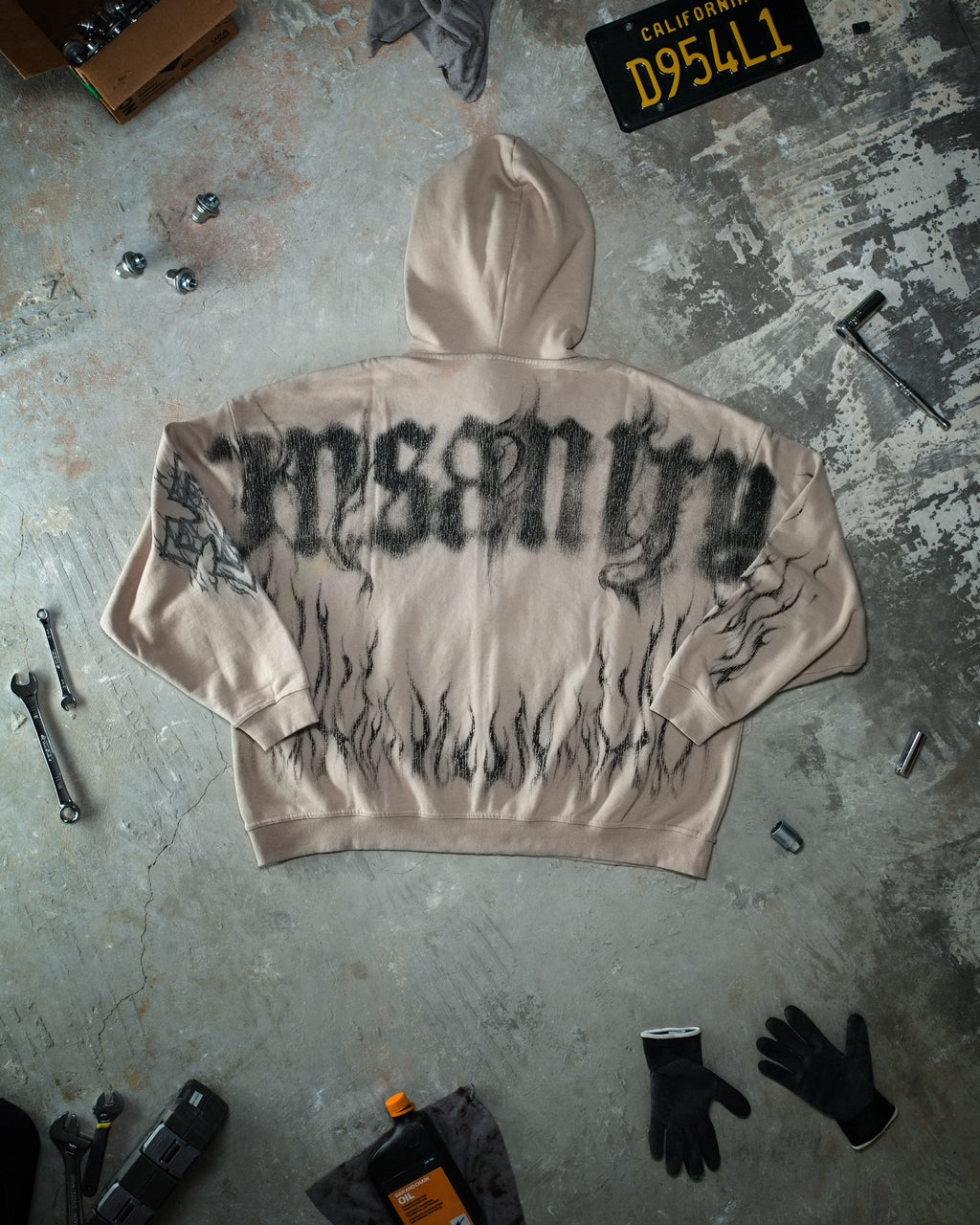 Ghost Zip Up Creme