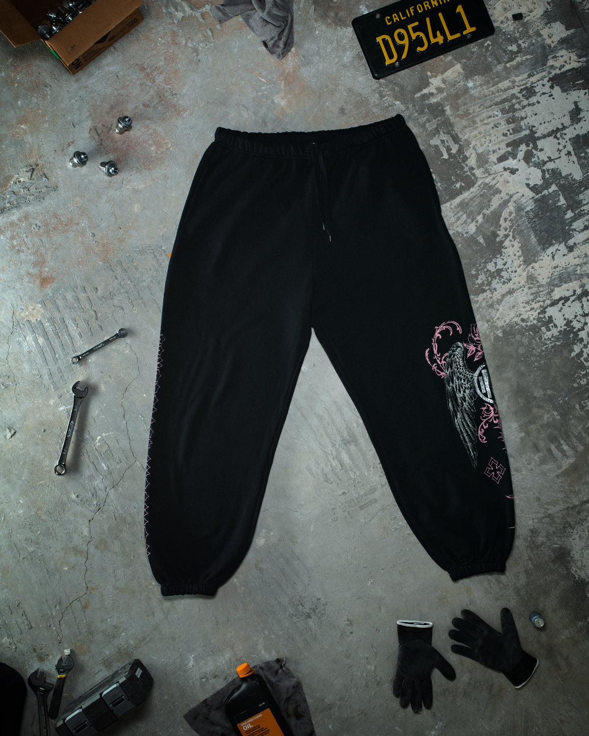 Wing Sweatpants Pink