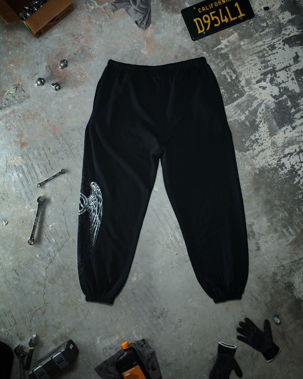 Wing Sweatpants Silver