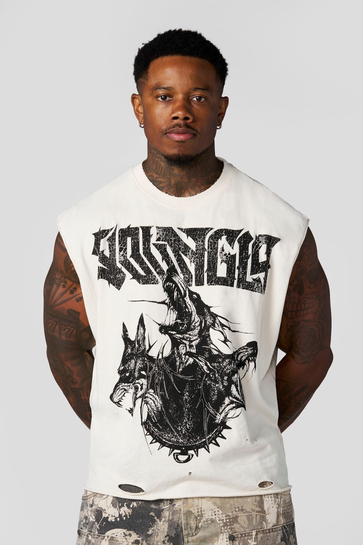 Unleashed Cut-Offs - Off-White
