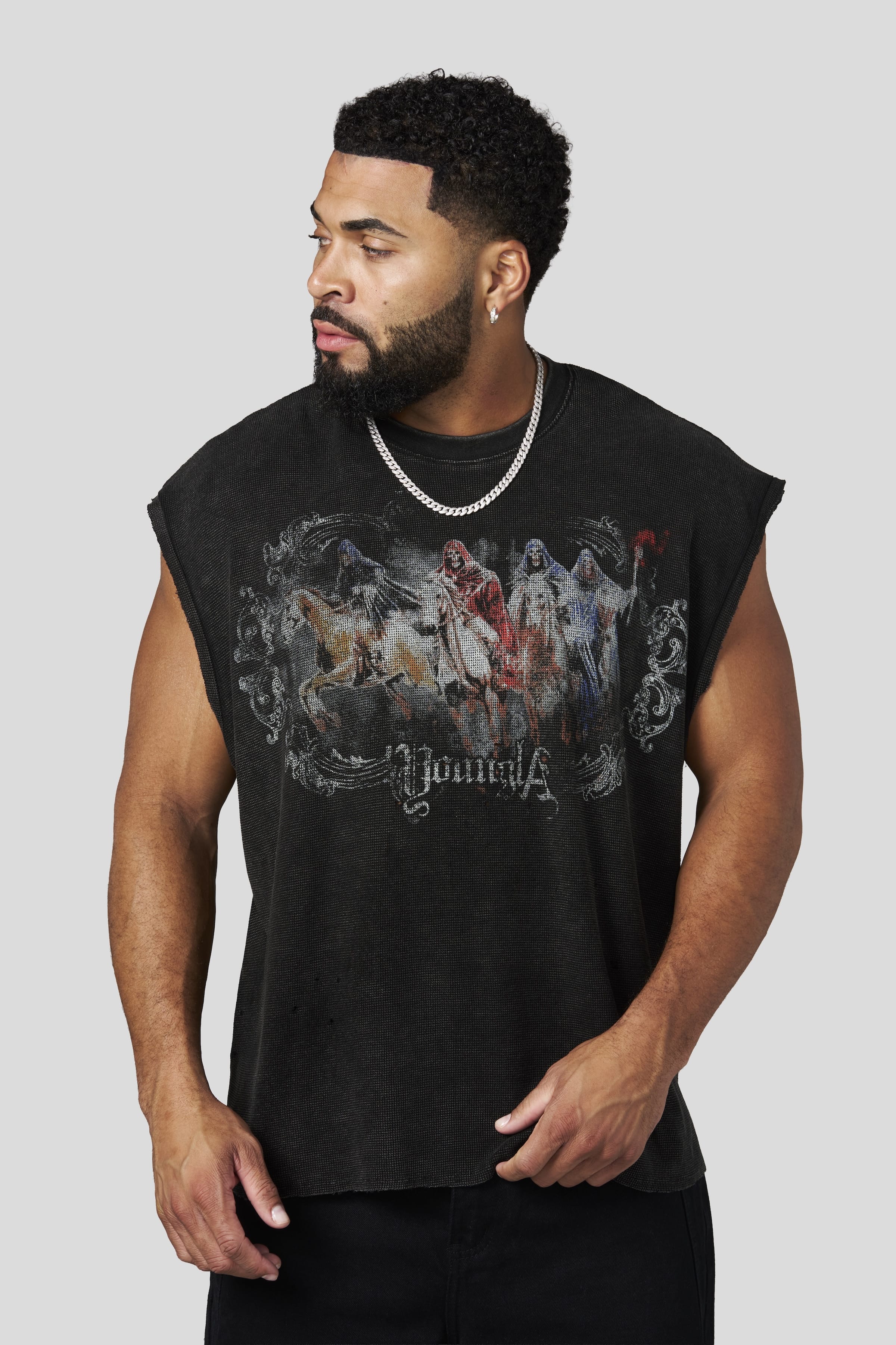 Knights Cut-Offs - Black Wash