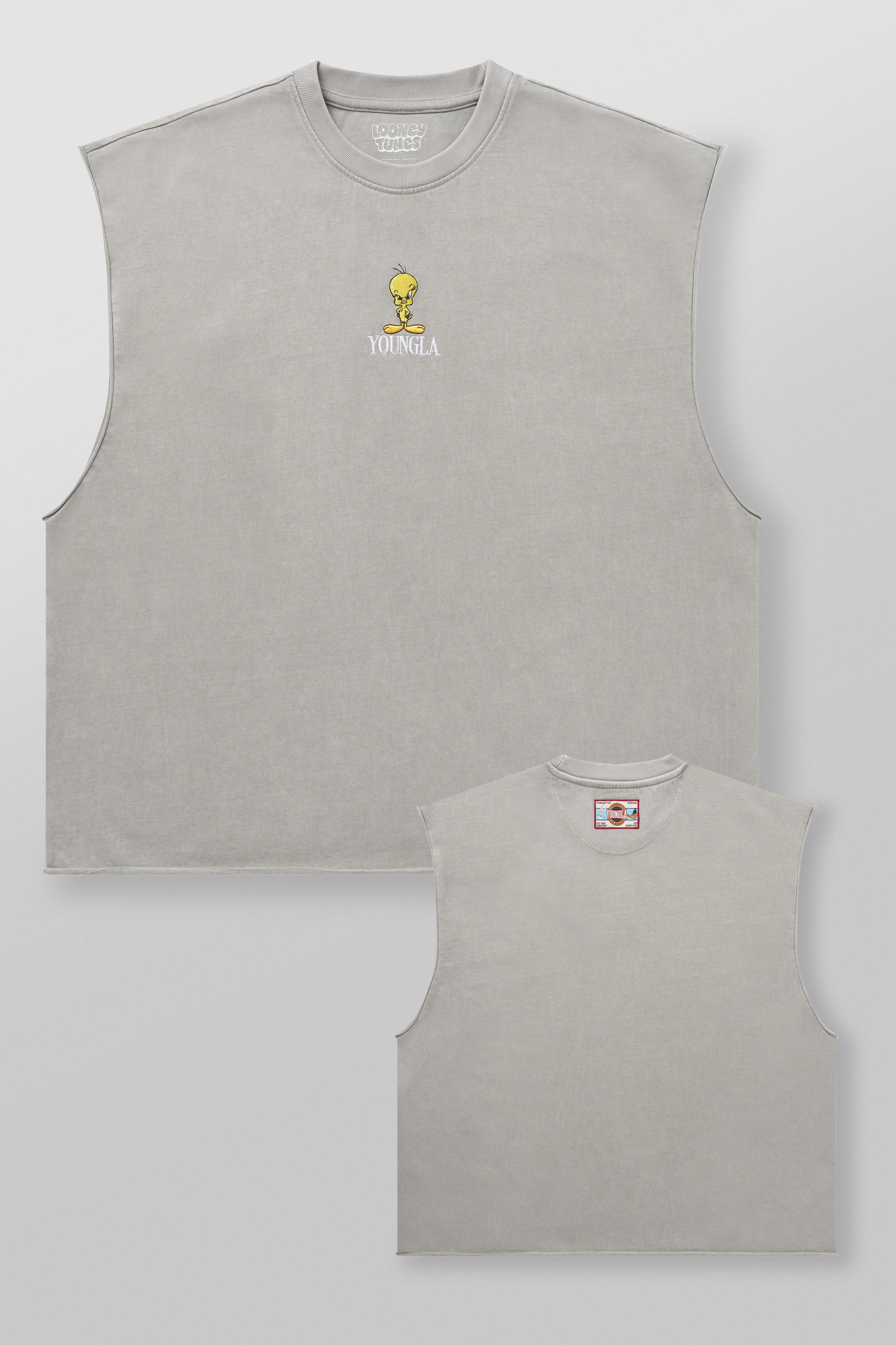 Looney Tunes Embroidered Cut-offs