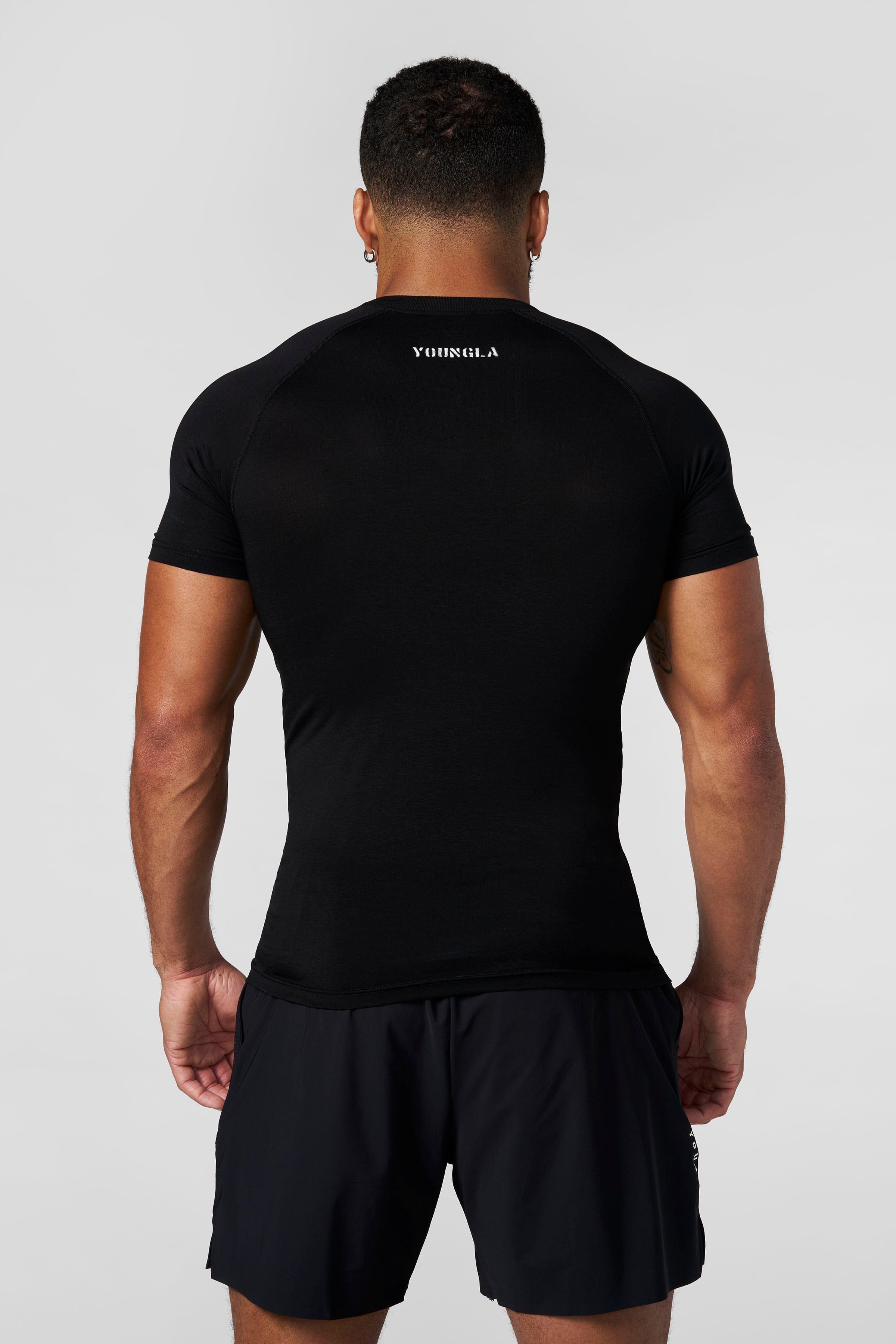 NATURAL COTTON COMPRESSION TEES