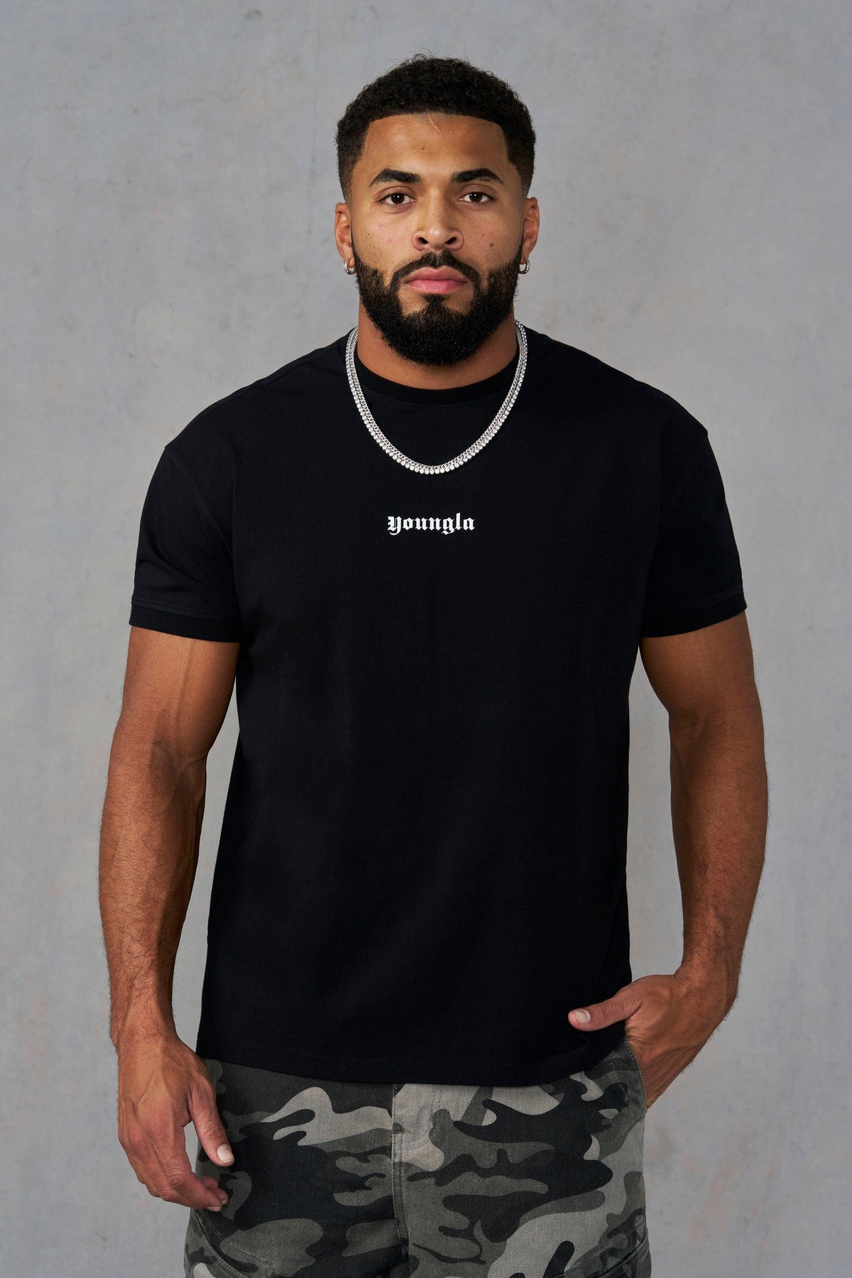 Core Fitted Ringer Tees - Black