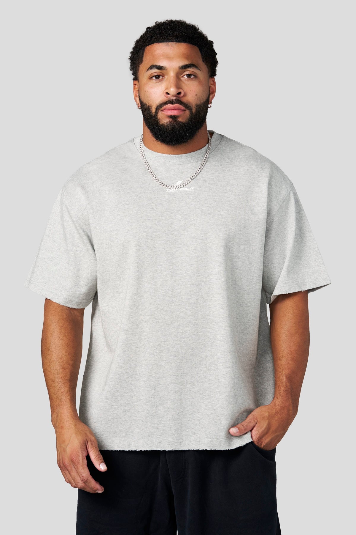 Heavyweight Tees - Heather Grey