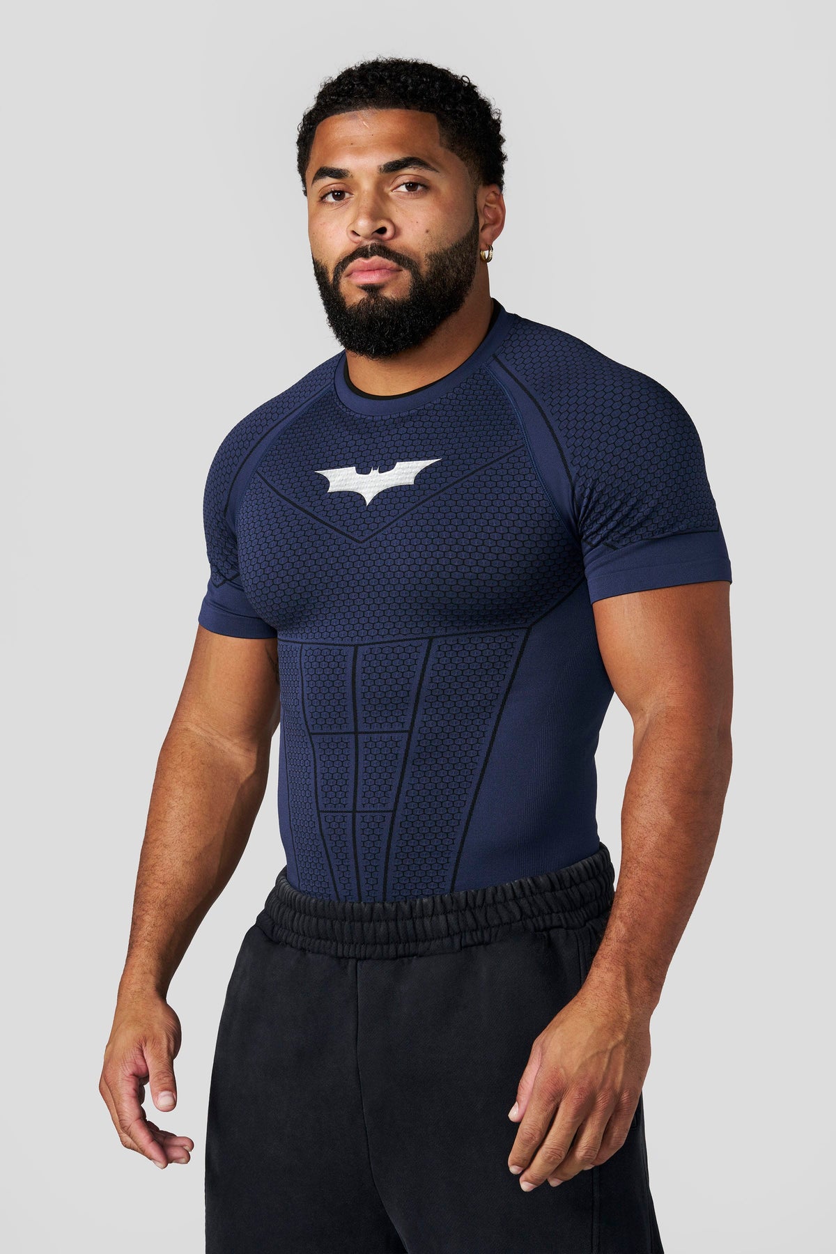 Batman Compression Tees - Navy
