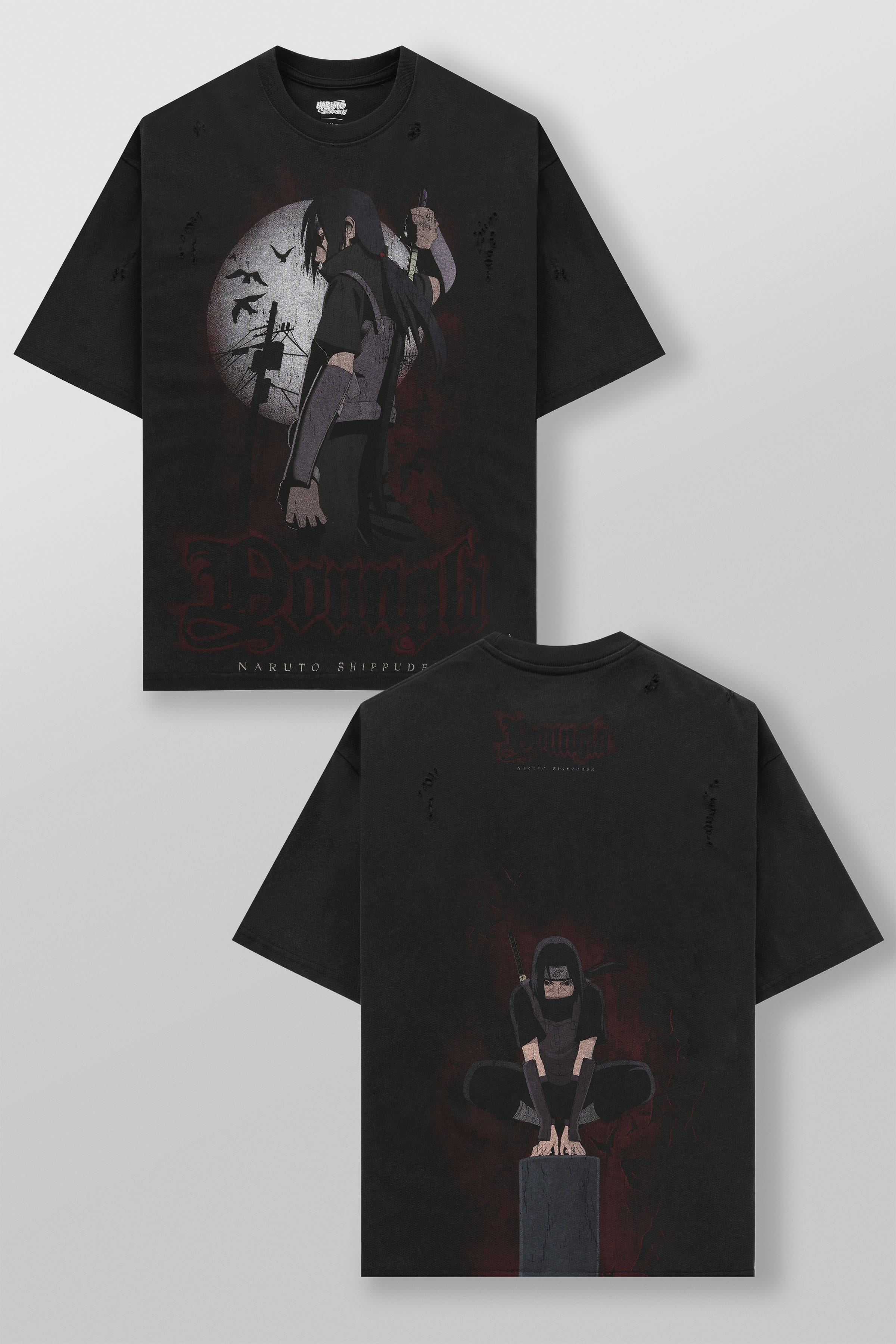 Naruto Distressed Tees