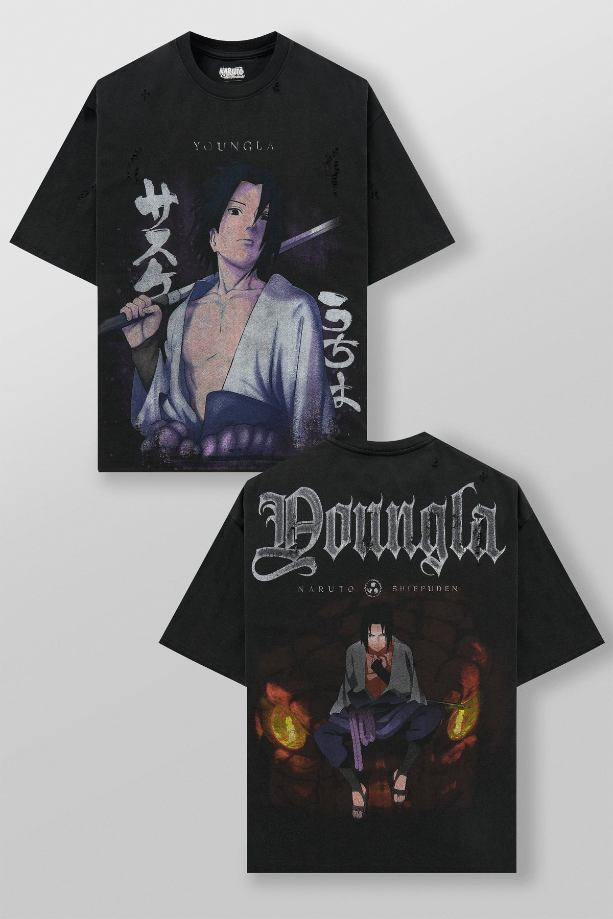 Naruto Distressed Tees
