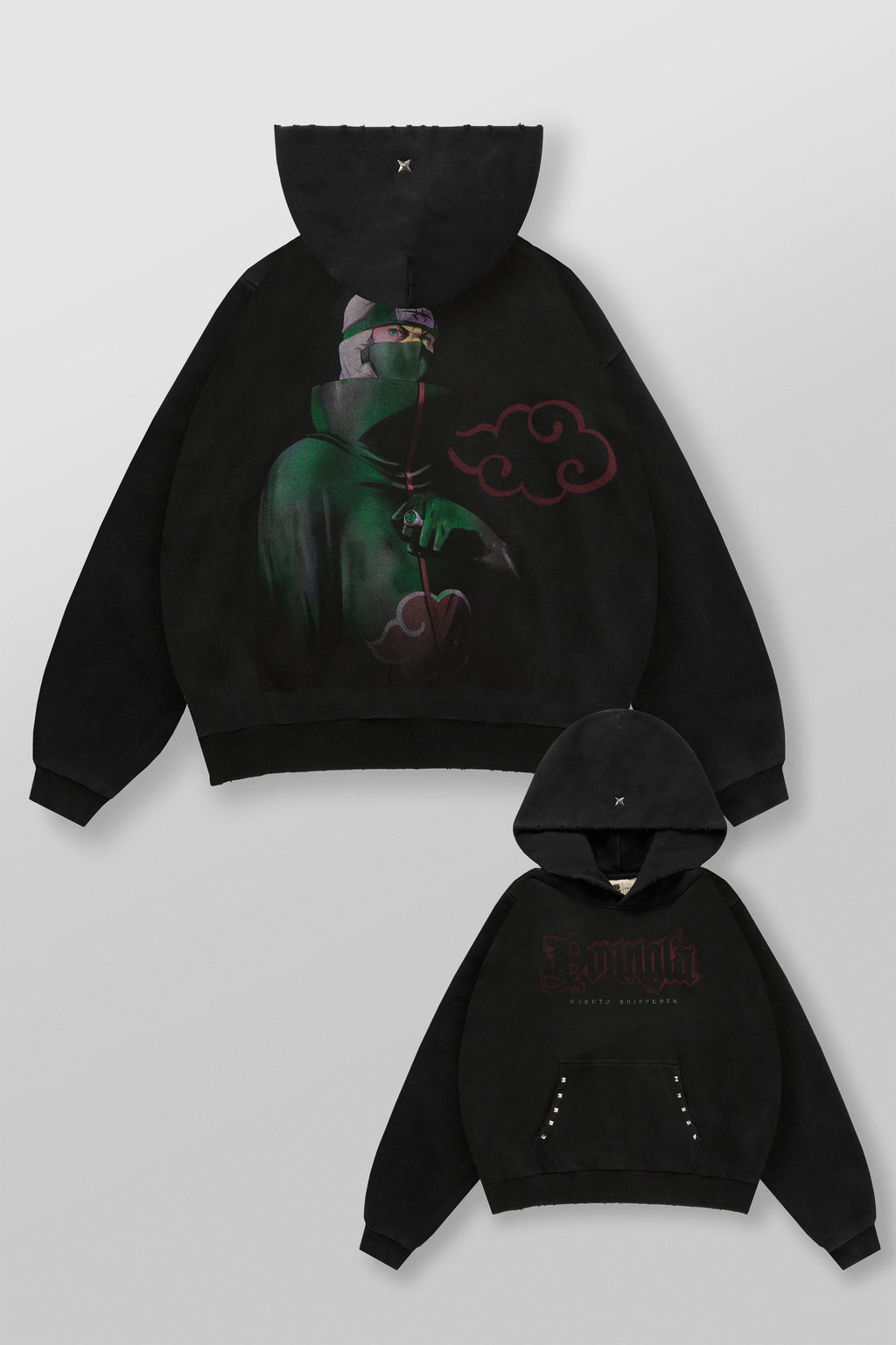 Naruto Stud Artwork Hoodies