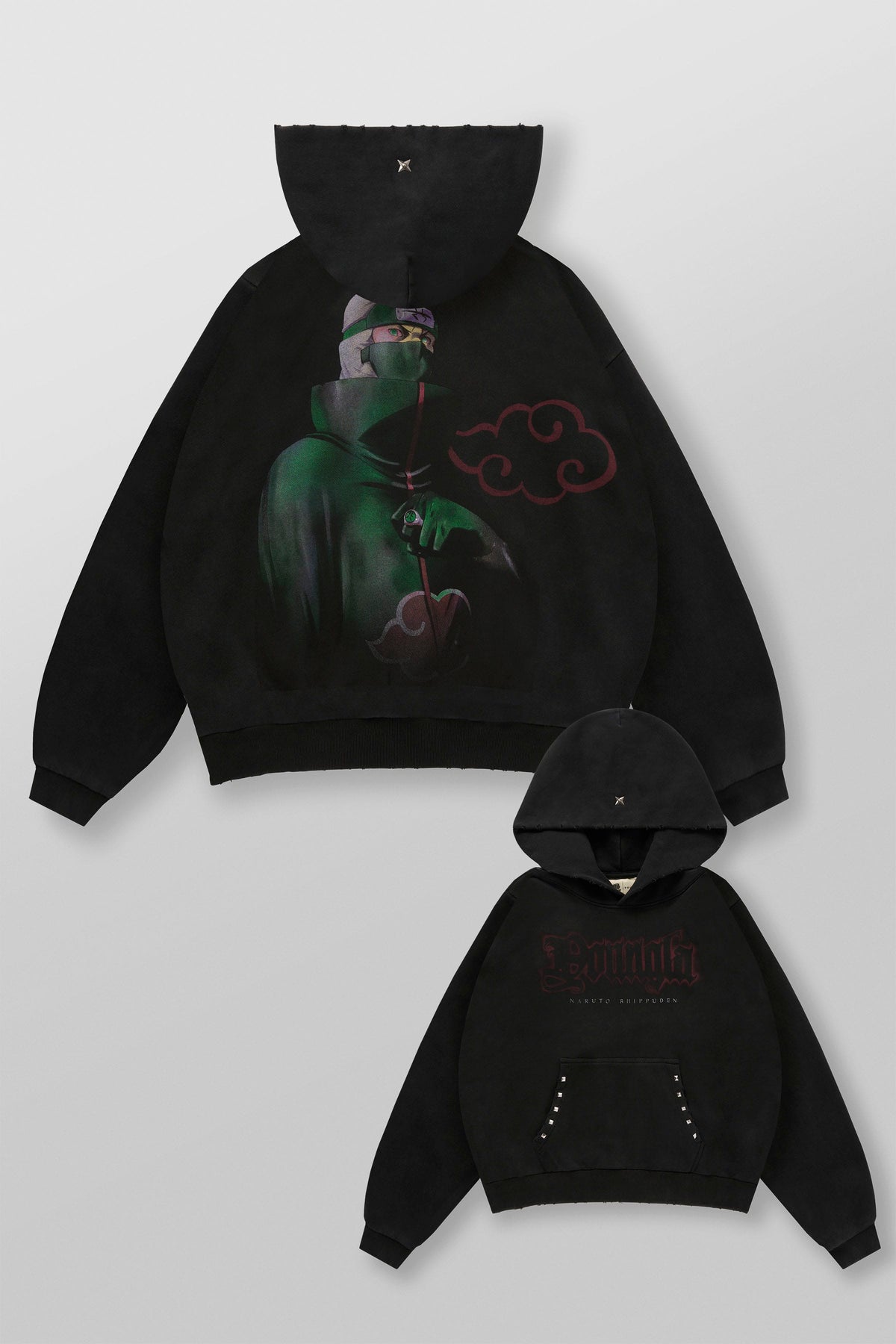 Naruto Stud Artwork Hoodies