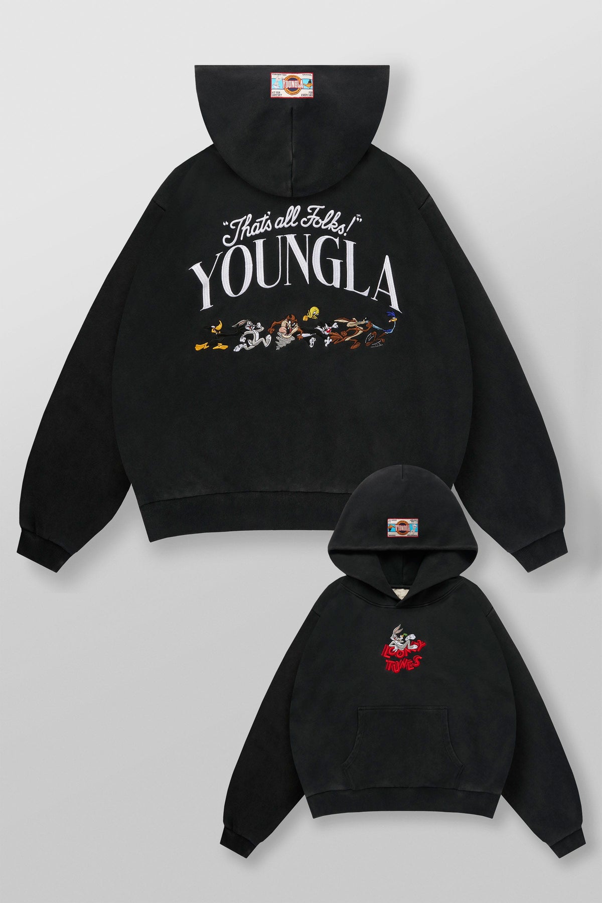 Looney Tunes Embroidered Hoodies