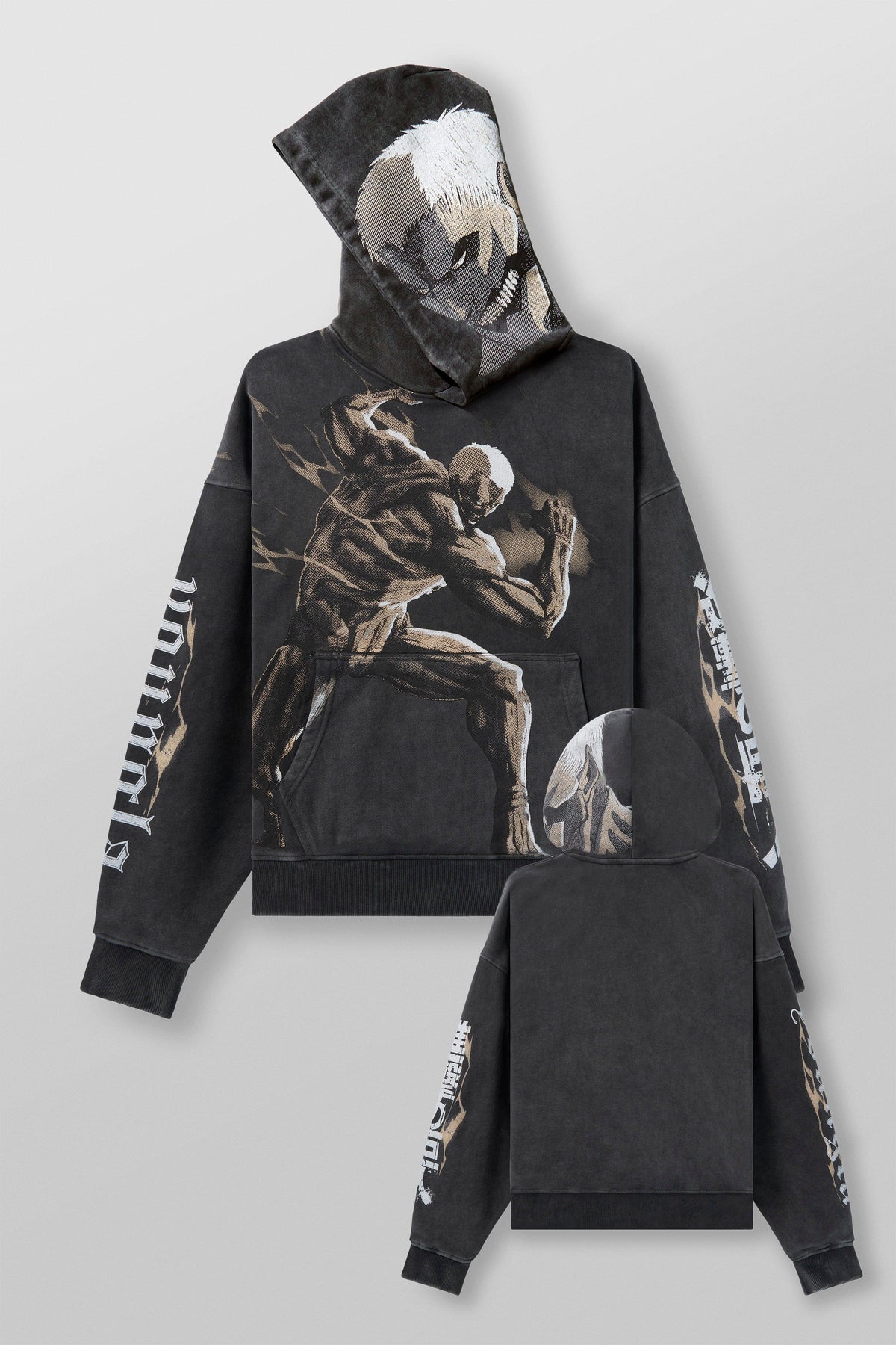 AOT x YLA Pullover Hoodies - Armored Titan