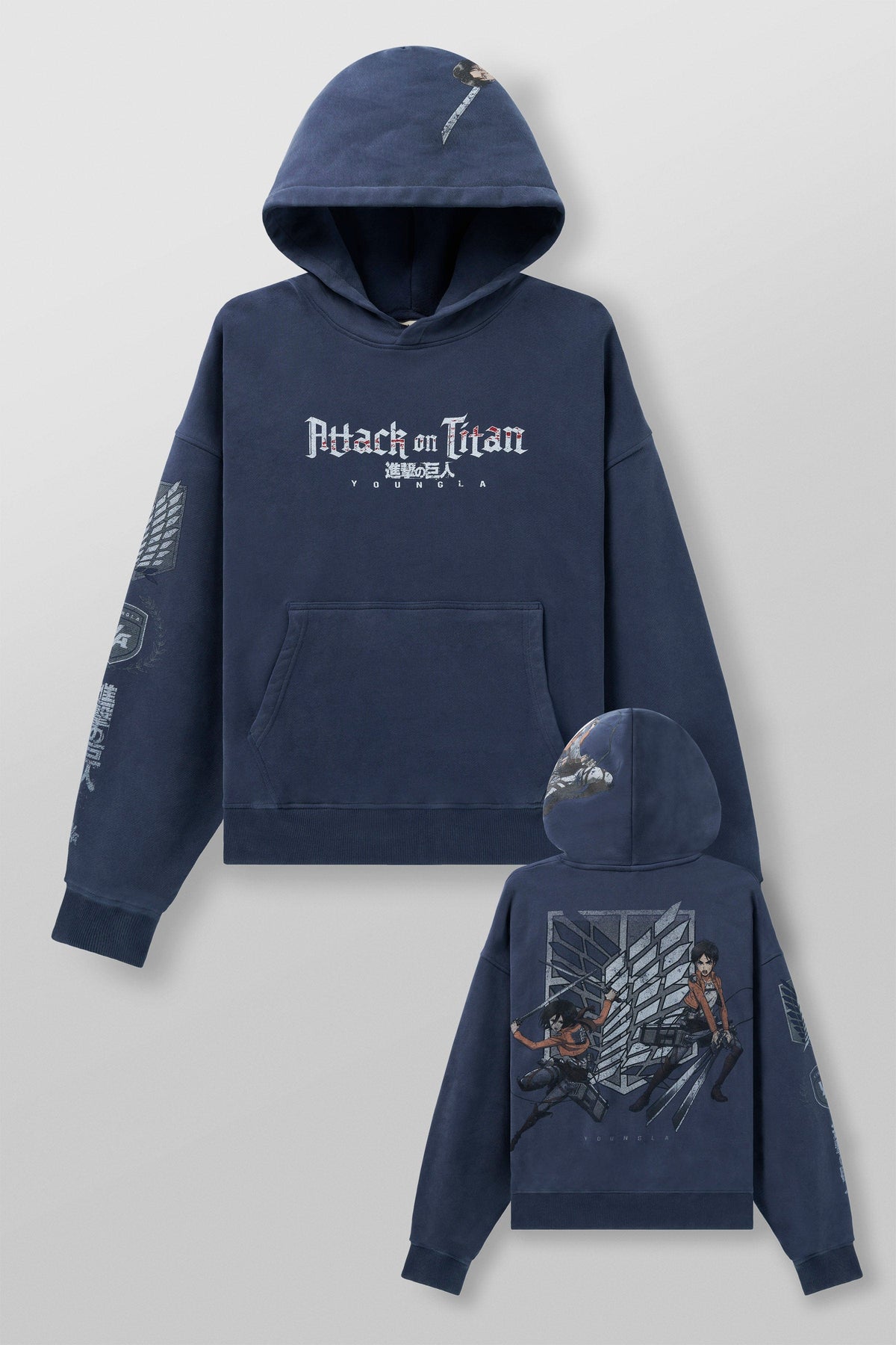 AOT©  x YLA Pullover Hoodies