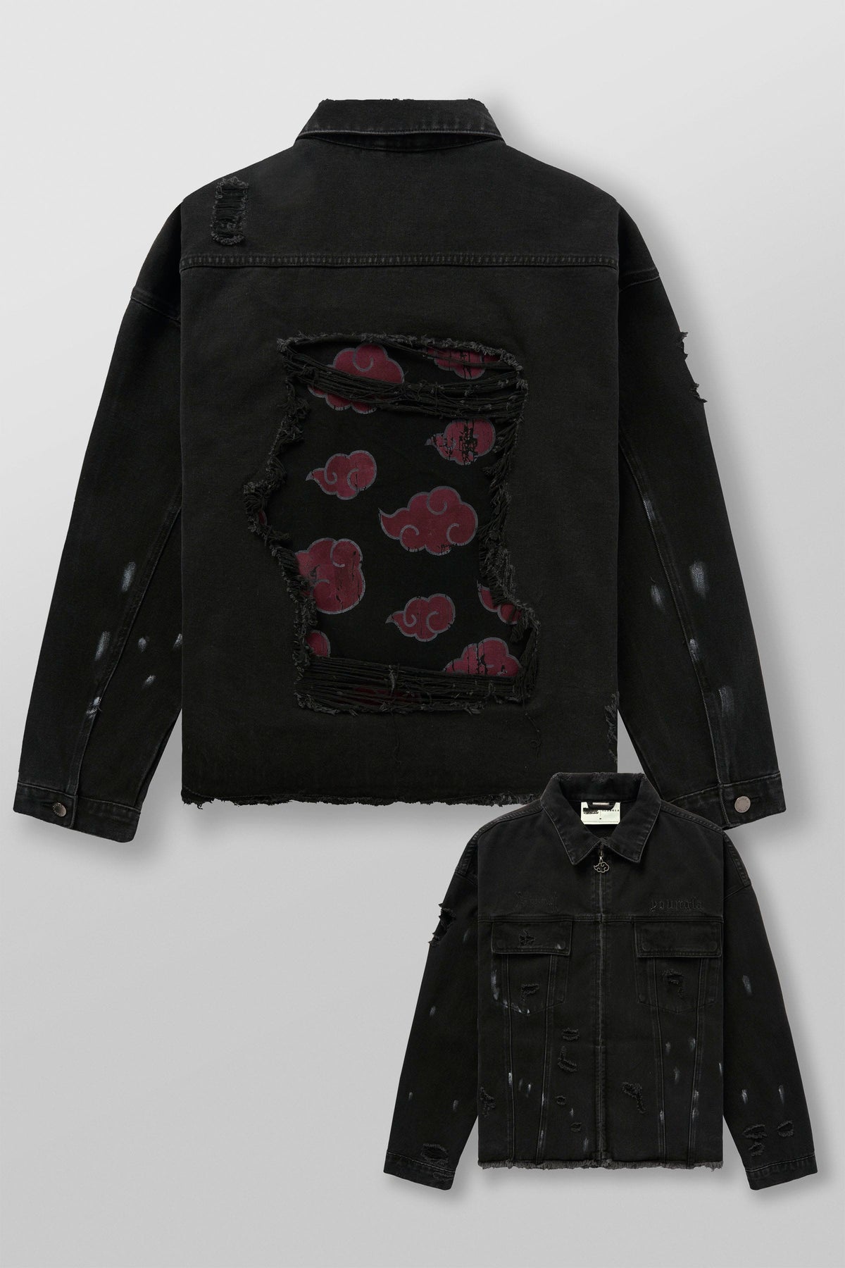 Naruto Distressed Denim Jackets