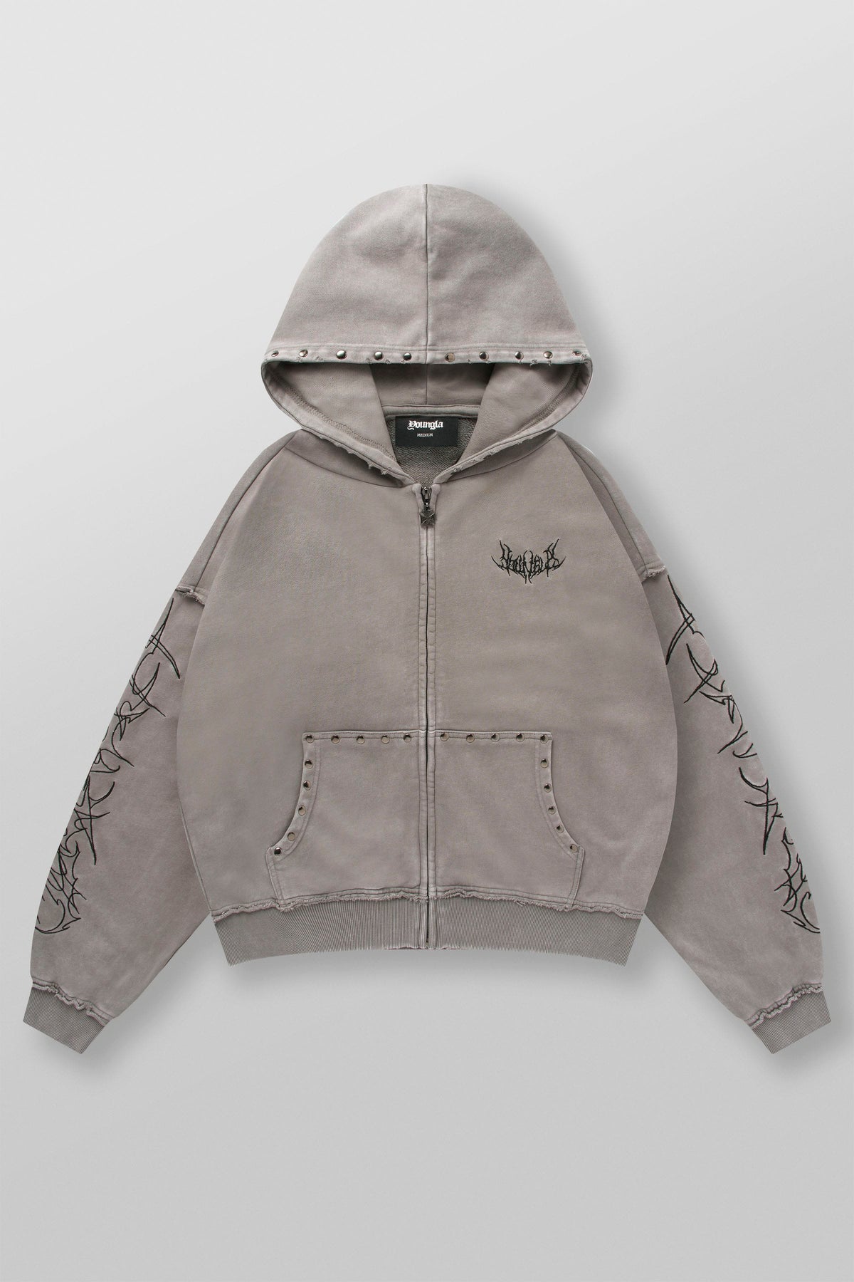 Tribal Stud Zip-Ups