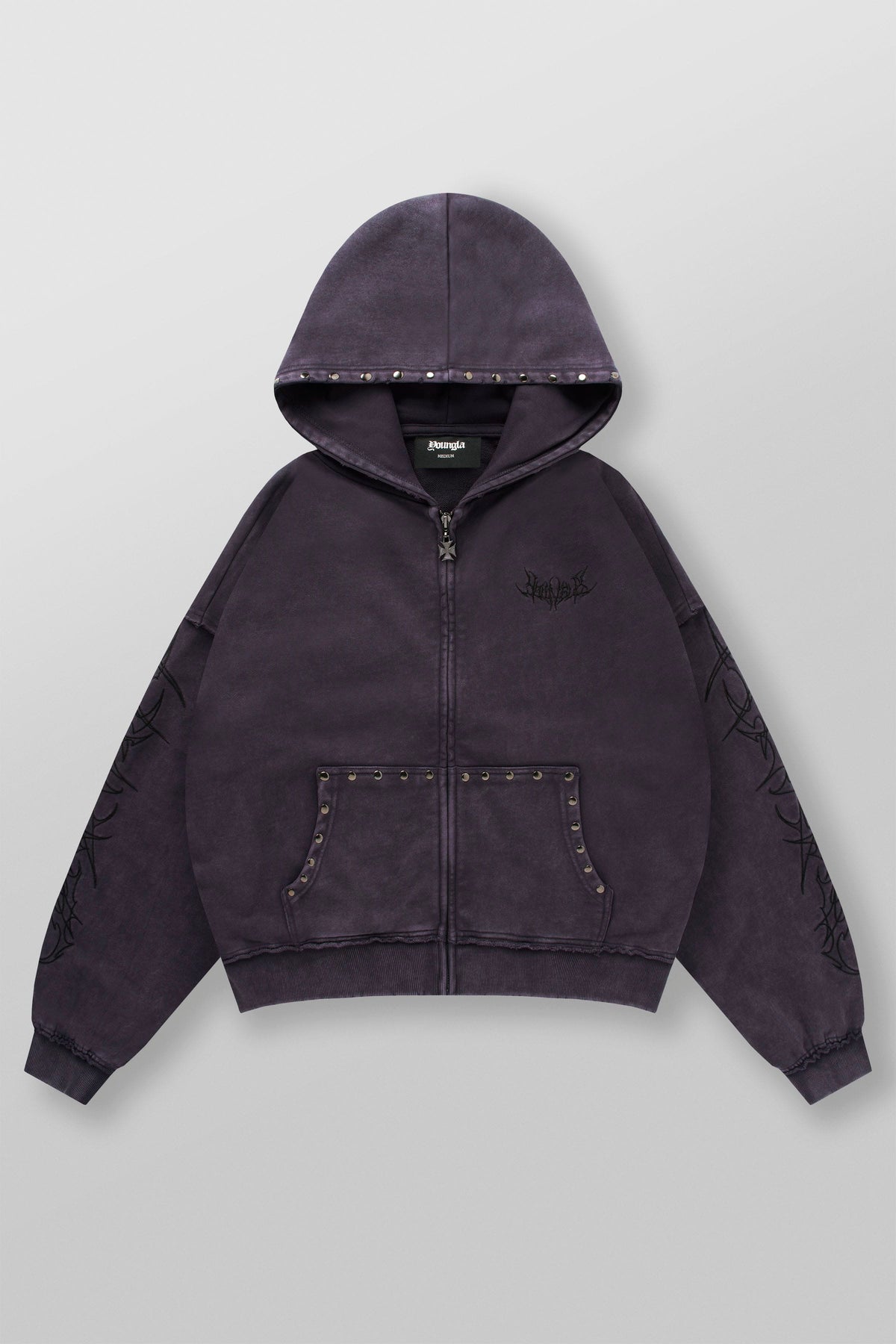 Tribal Stud Zip-Ups