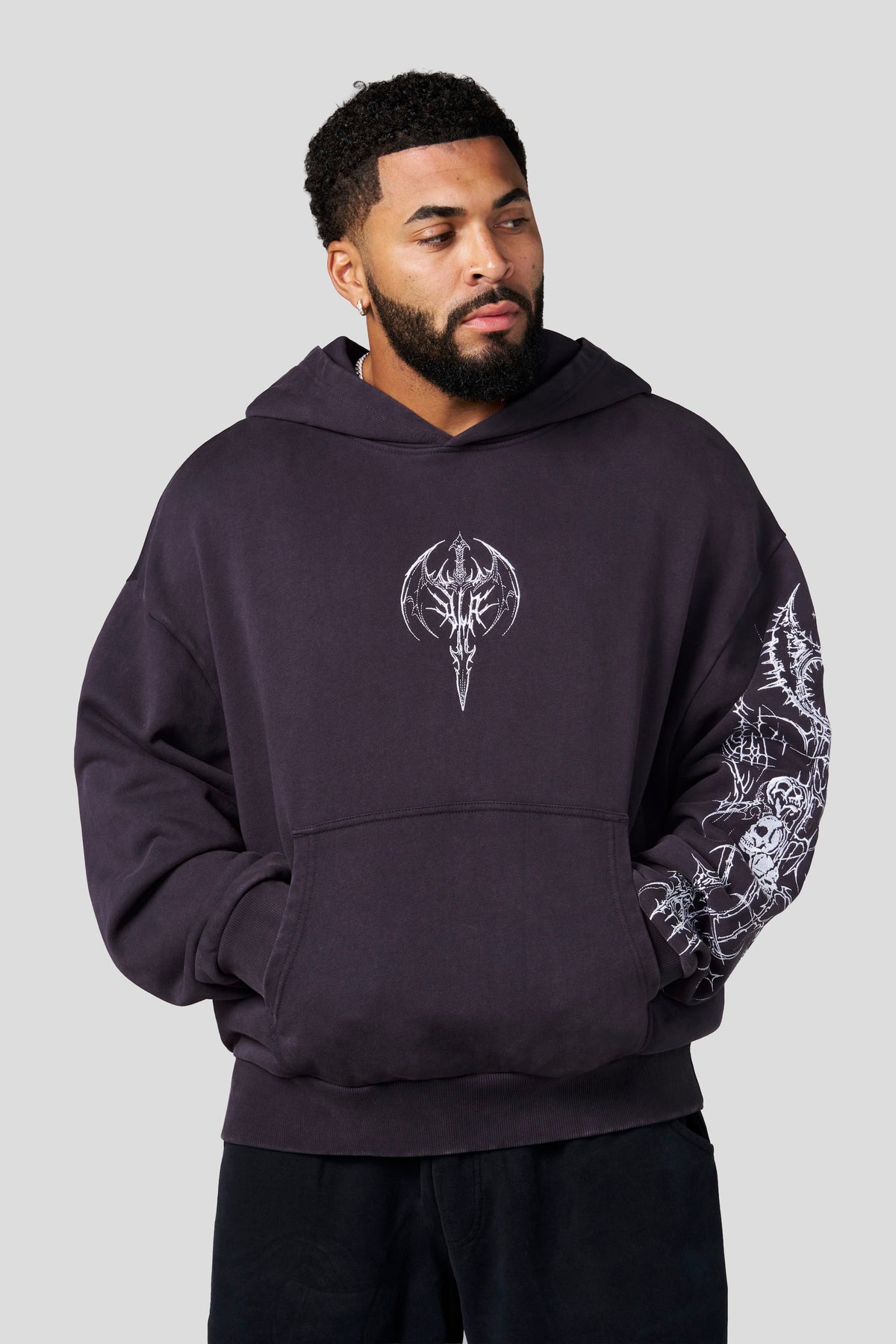 Sigil Crest Hoodies - Purple Wash